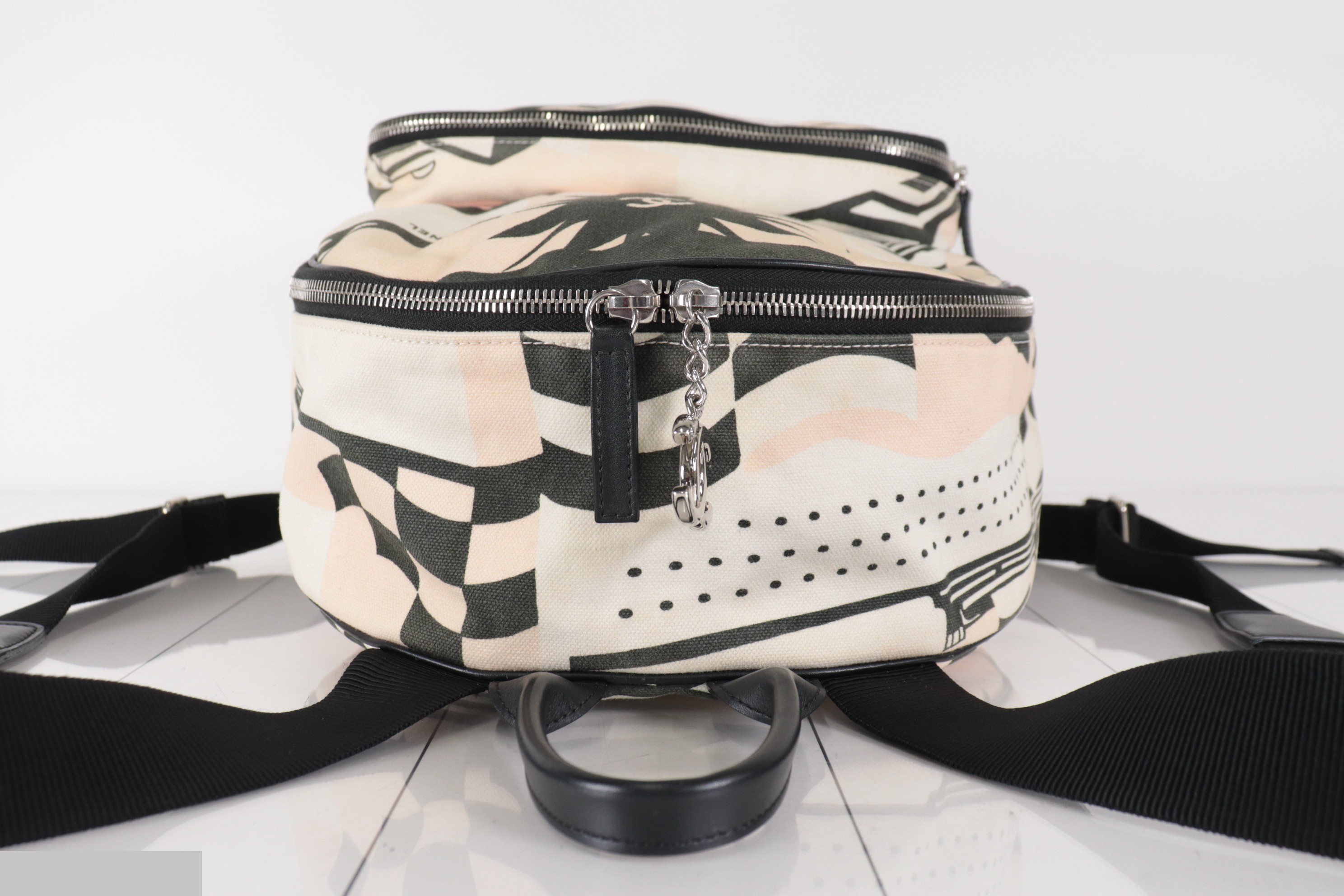 La Pausa Canvas Backpack, Multi-color, Item No. 27 — view 6
