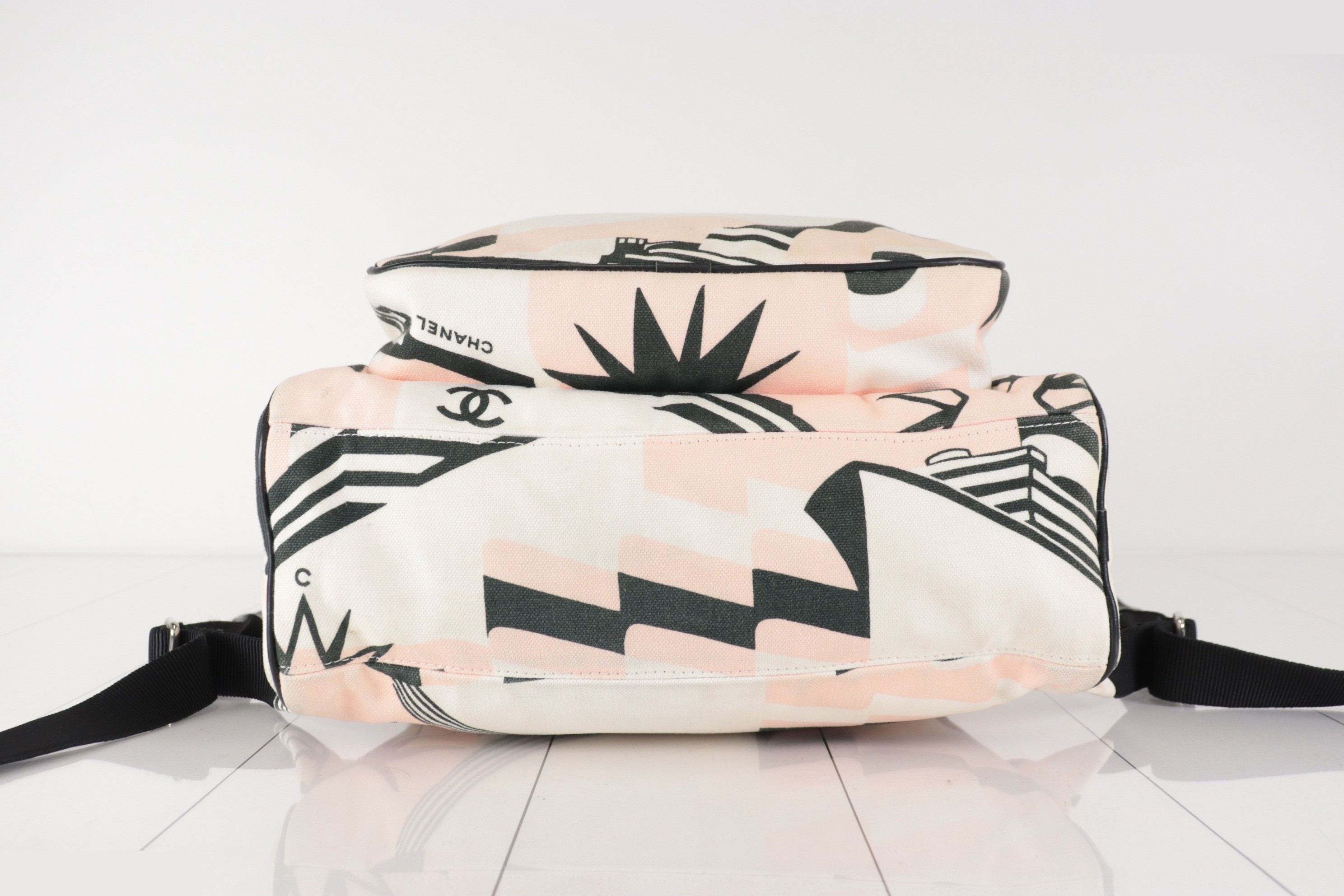 La Pausa Canvas Backpack, Multi-color, Item No. 27 — view 7
