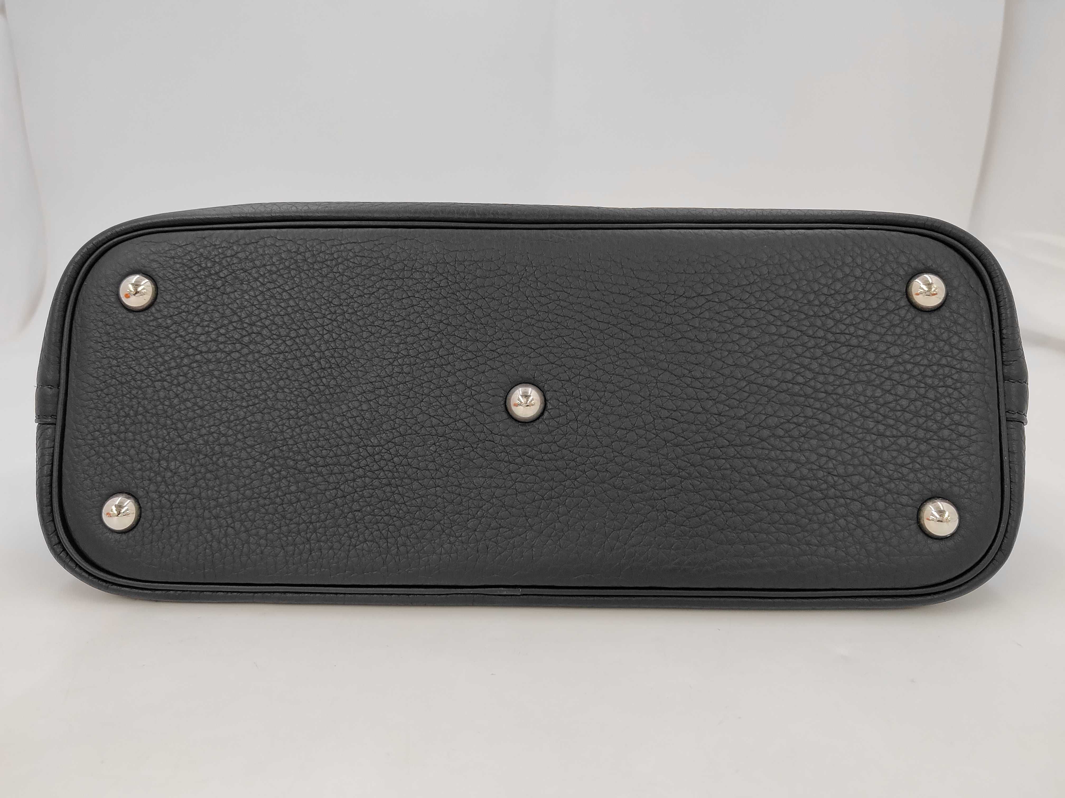 Bolide 31 Taurillon Clemence Leather Handbag with Silver Hardware — view 7
