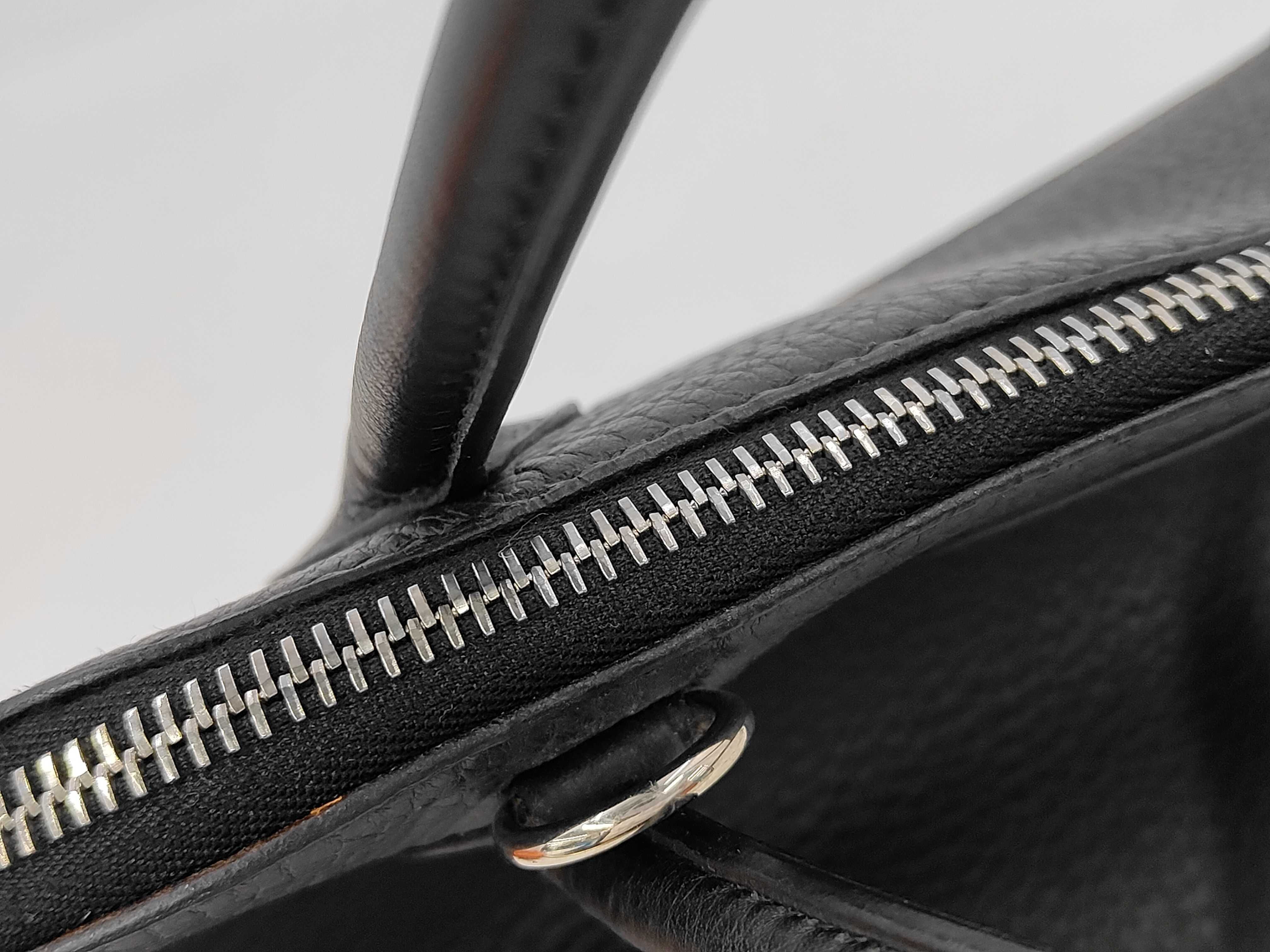 Bolide 31 Taurillon Clemence Leather Handbag with Silver Hardware — view 8