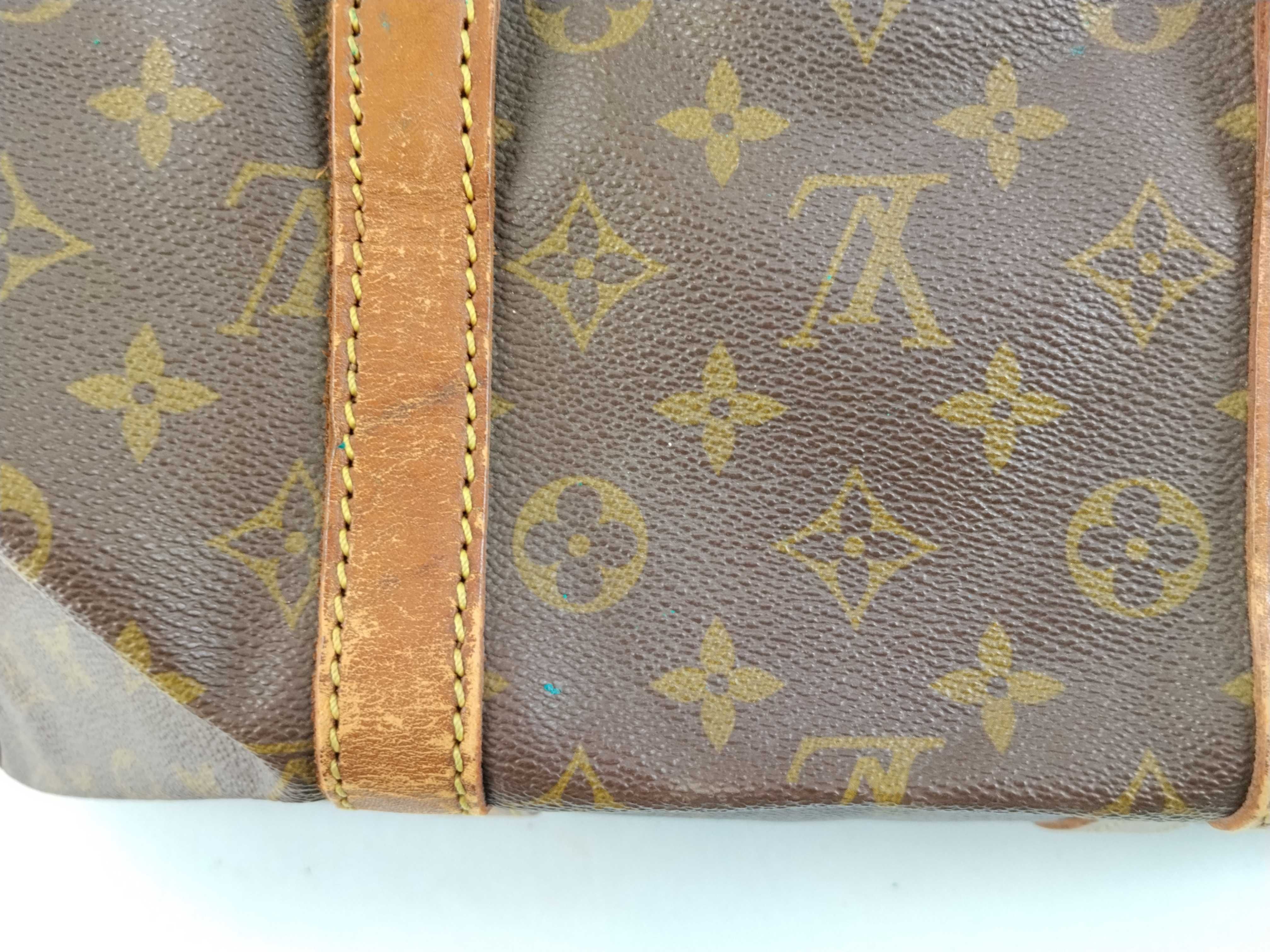 Monogram Louis Vuitton Monogram Saxophone Souple 35 M41626 Boston Bag — view 11