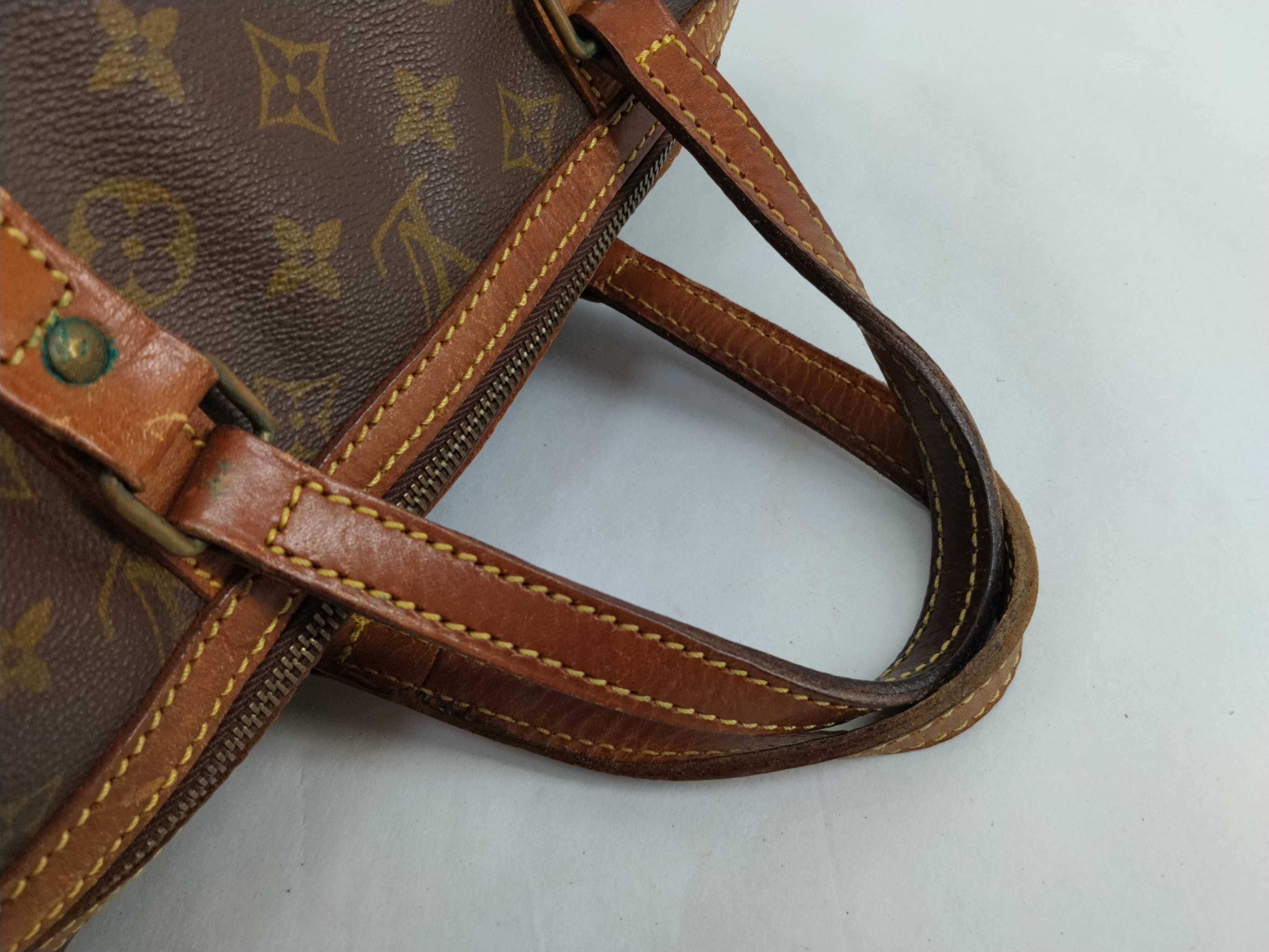Monogram Louis Vuitton Monogram Saxophone Souple 35 M41626 Boston Bag — view 3