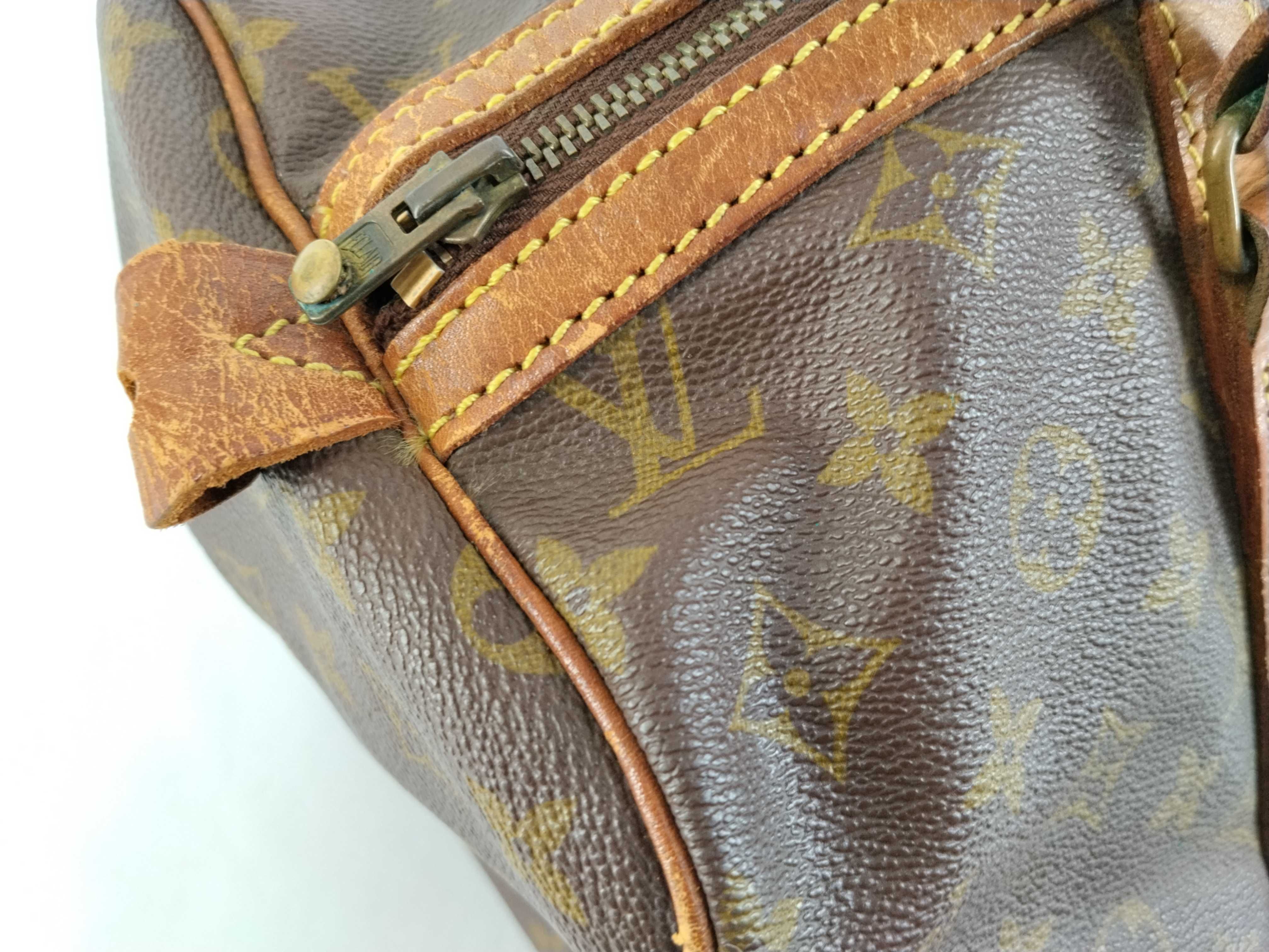 Monogram Louis Vuitton Monogram Saxophone Souple 35 M41626 Boston Bag — view 8