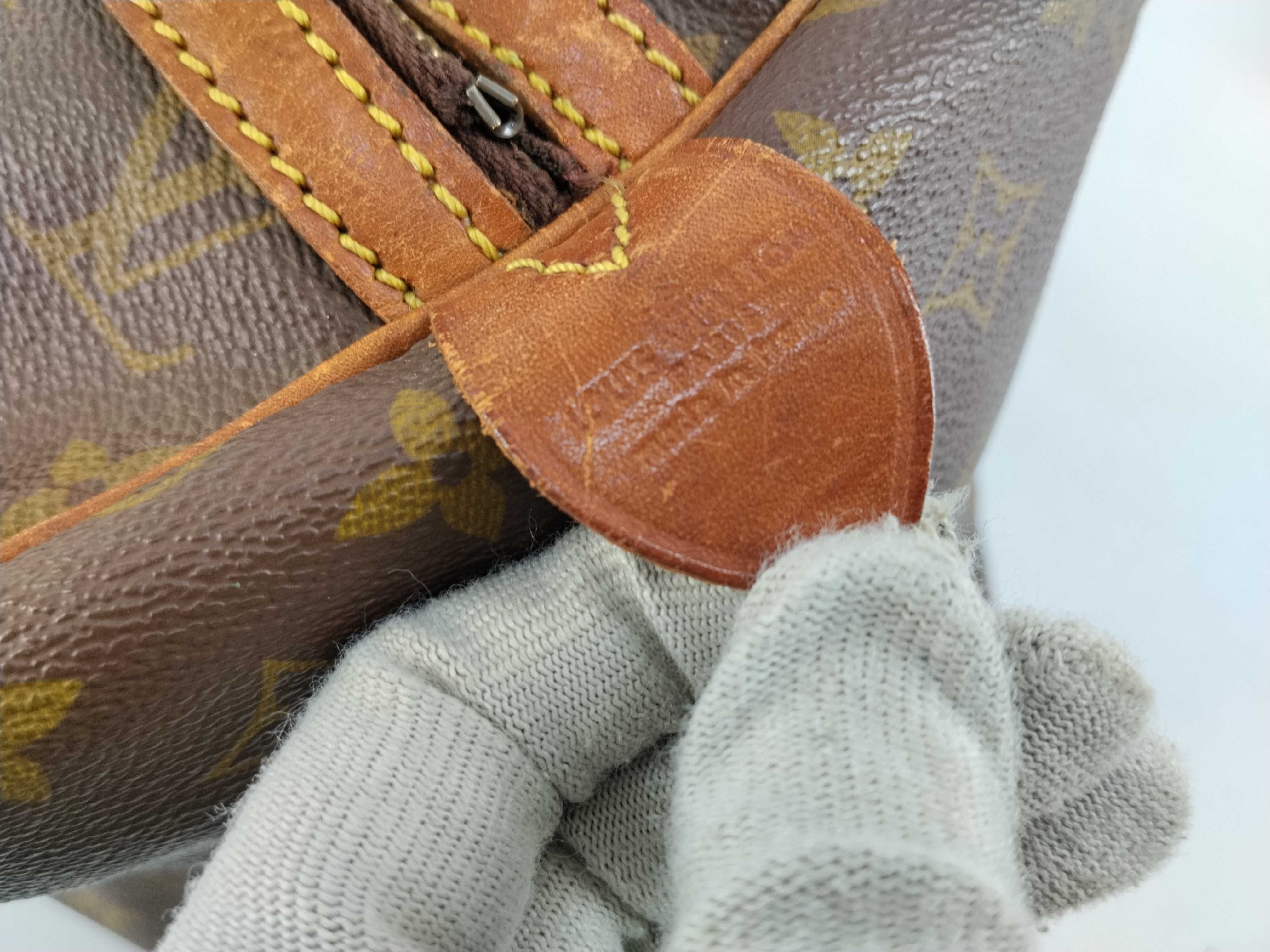 Monogram Louis Vuitton Monogram Saxophone Souple 35 M41626 Boston Bag — view 9