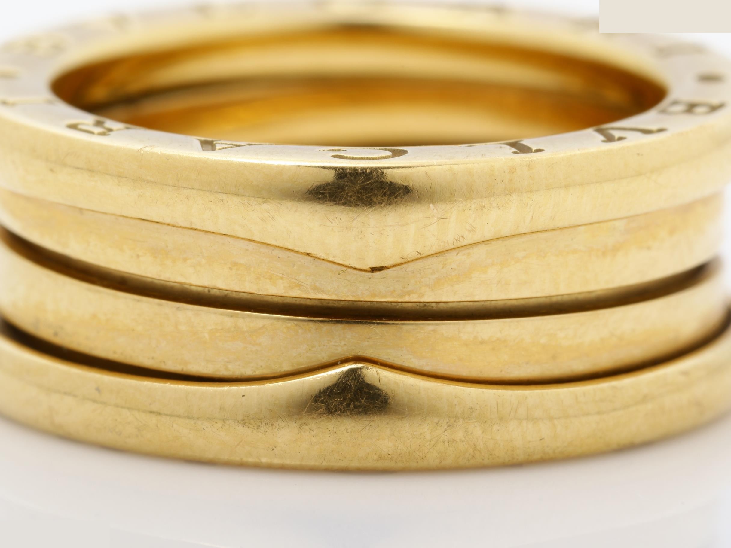 B.zero1 (precious metal) ring, 750PG, 9.2g, size #52 — view 2