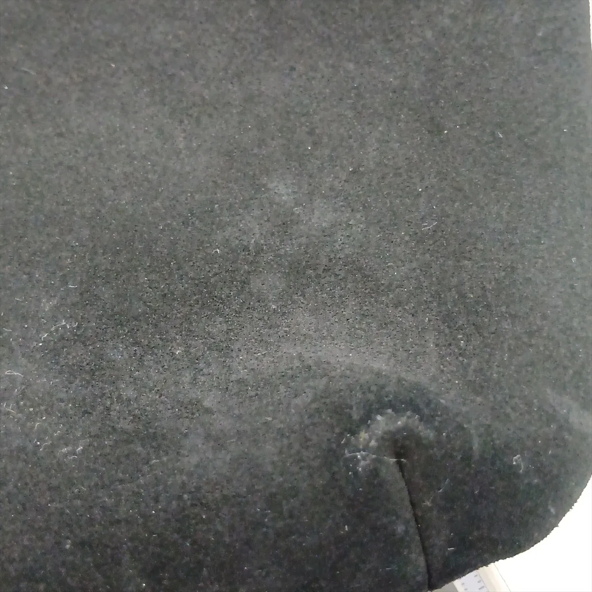 Suede and Leather Shoulder Bag, Black — view 12