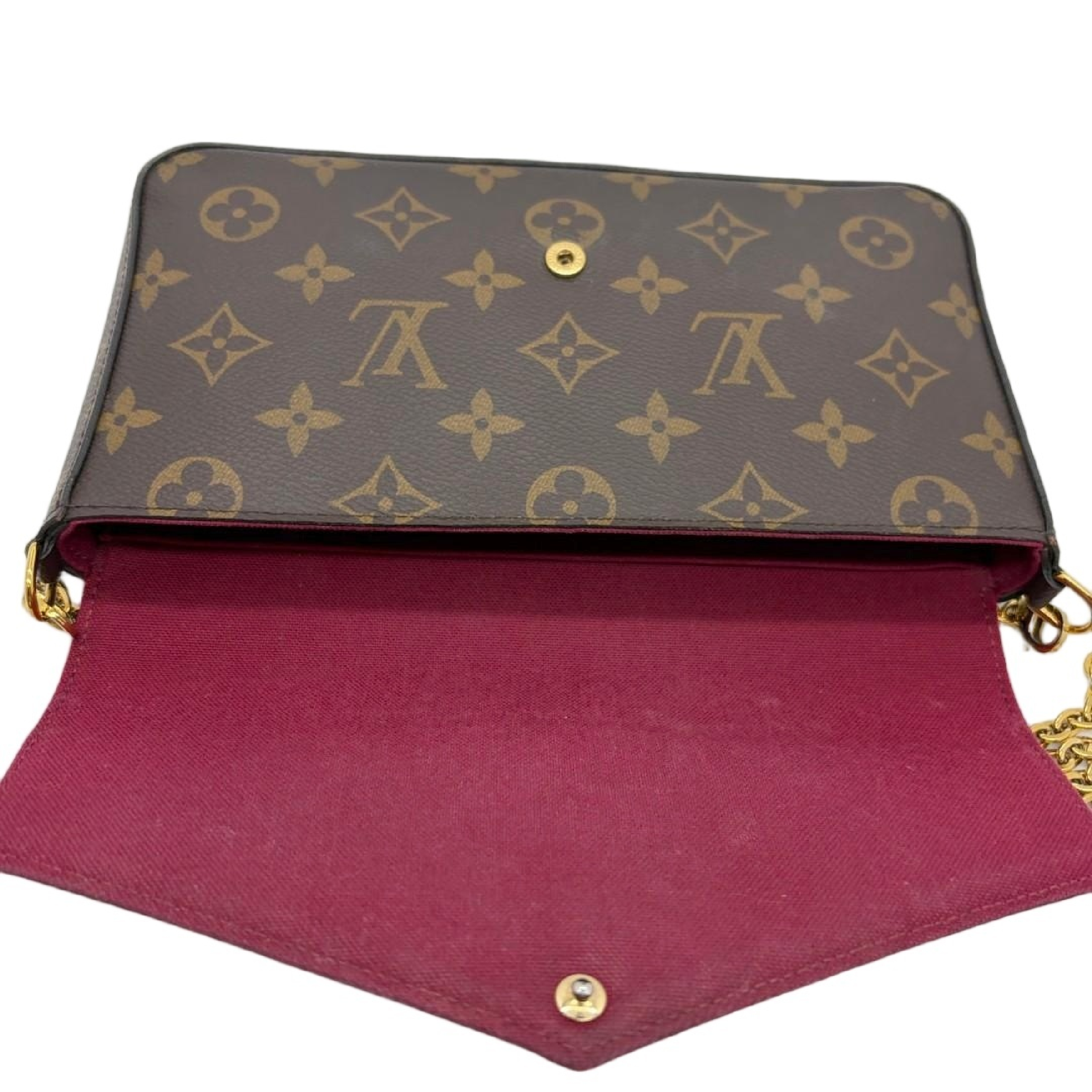 Monogram Felicie Chain Shoulder Bag — view 11