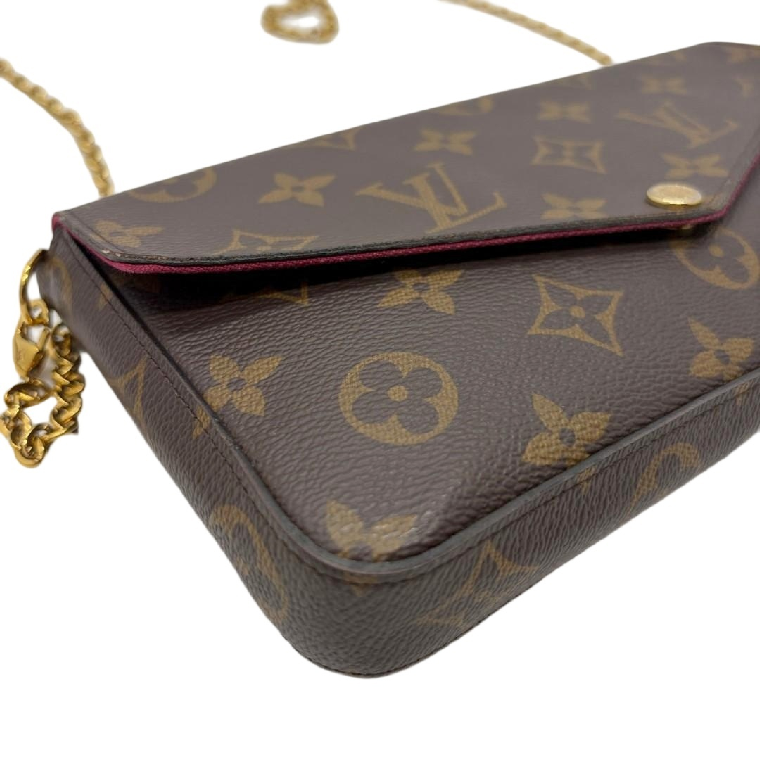 Monogram Felicie Chain Shoulder Bag — view 4