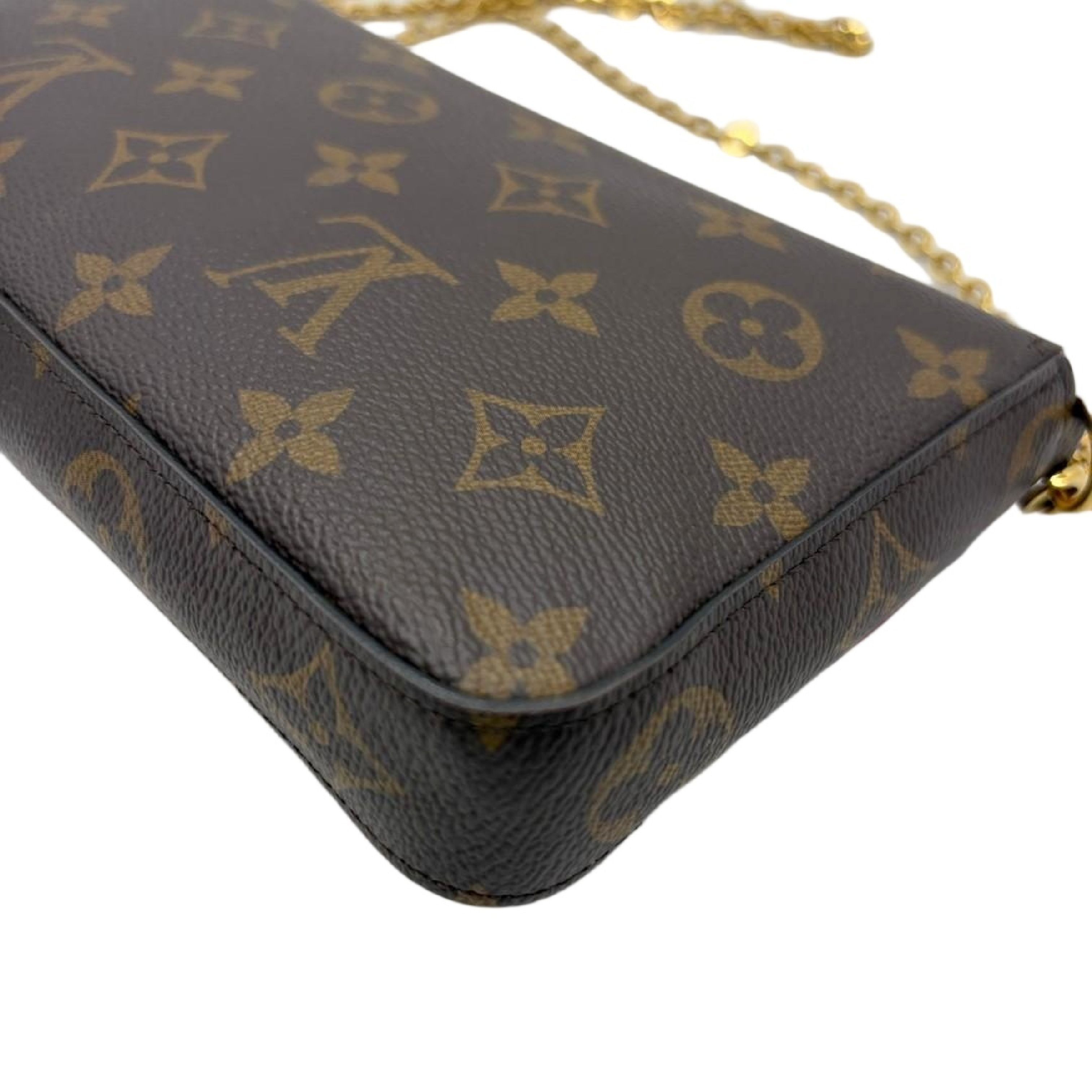 Monogram Felicie Chain Shoulder Bag — view 9