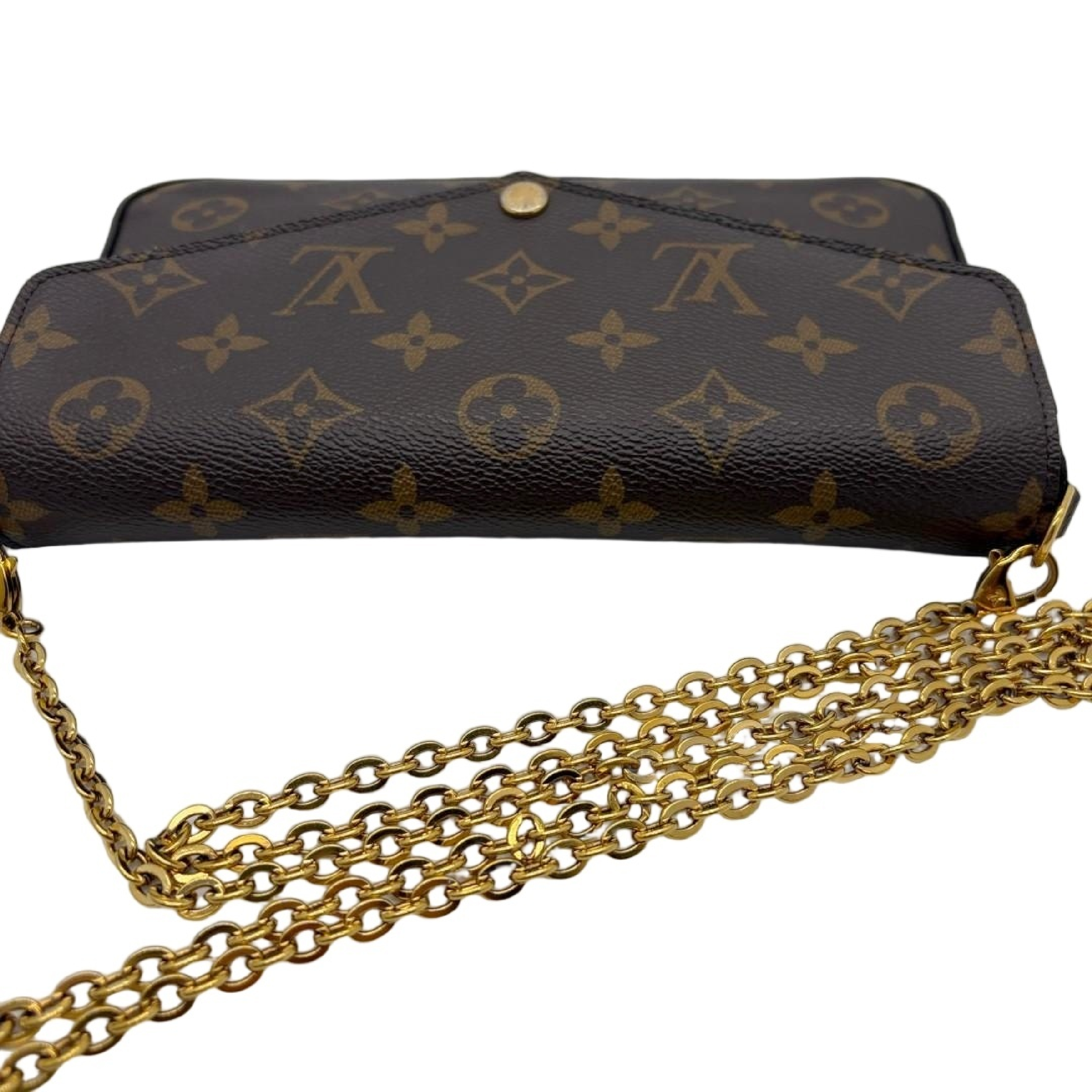 Monogram Felicie Chain Shoulder Bag — view 10