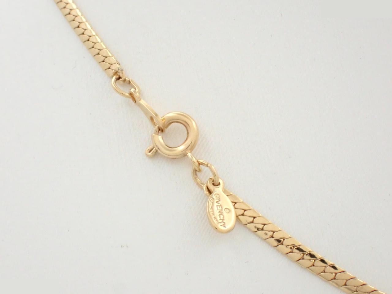 Gold necklace, chain approximately 40cm — view 2