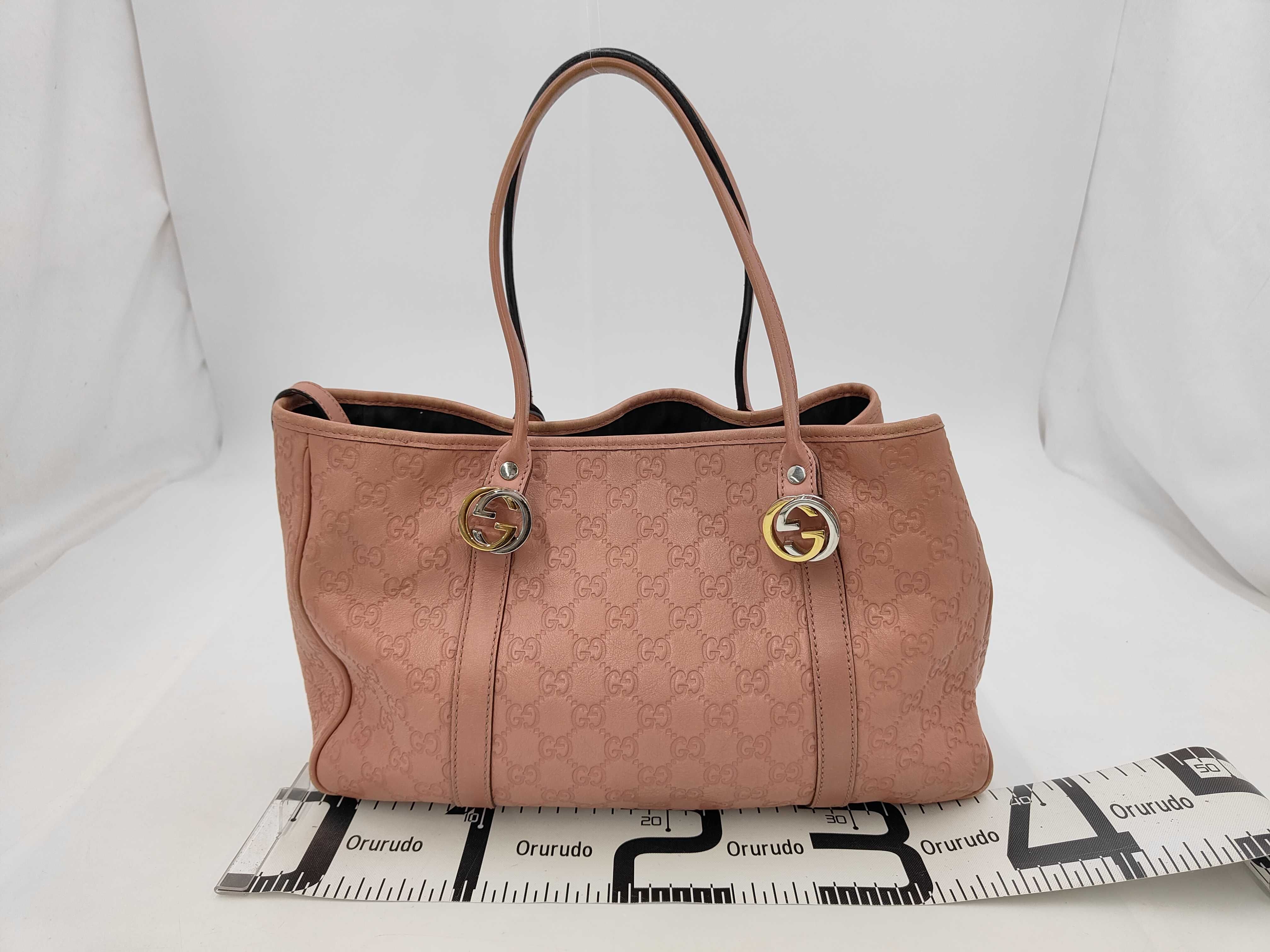 Guccissima Tote Bag, Leather, Pink, 232957 Tote Bag — view 2