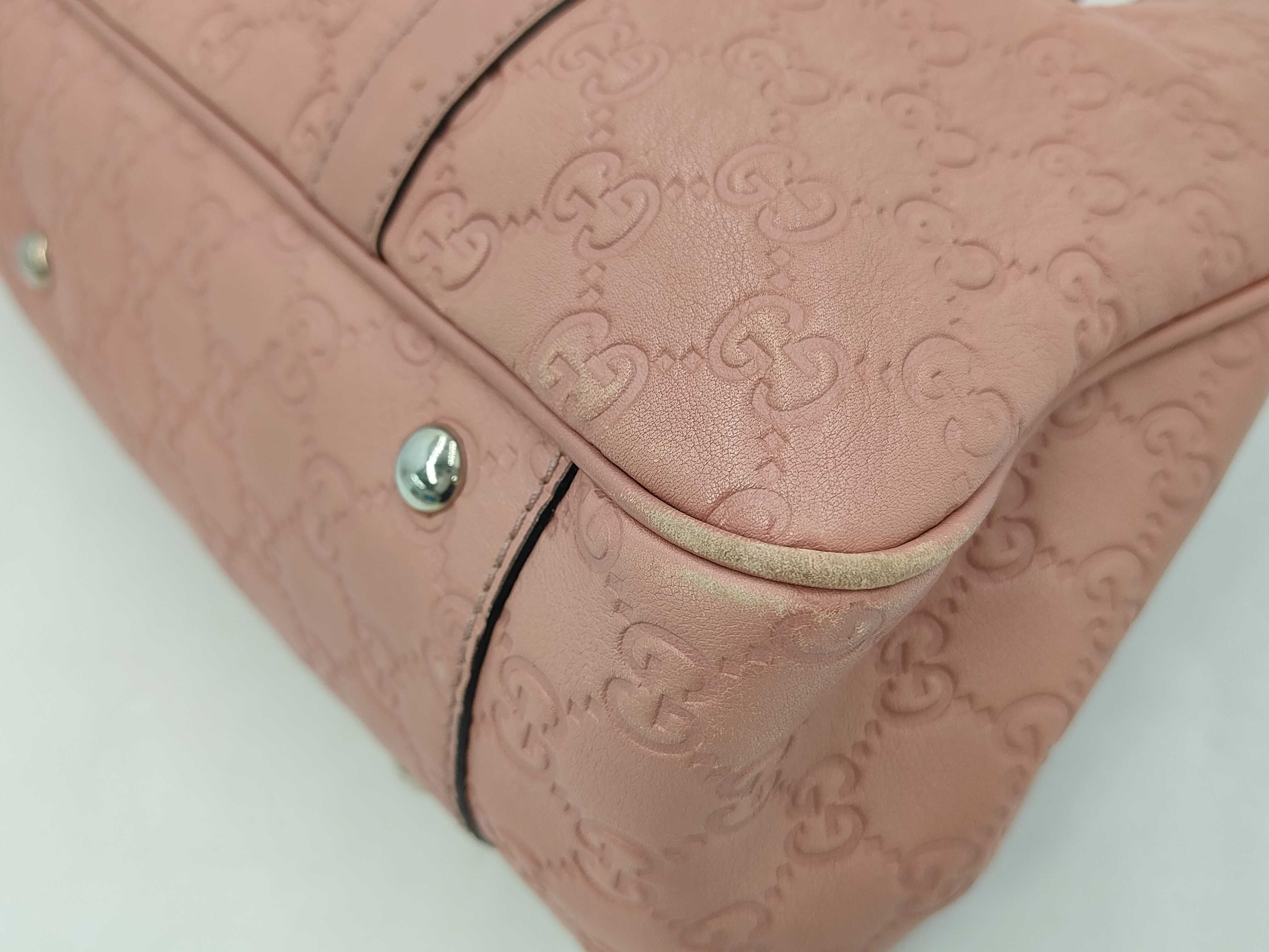 Guccissima Tote Bag, Leather, Pink, 232957 Tote Bag — view 4
