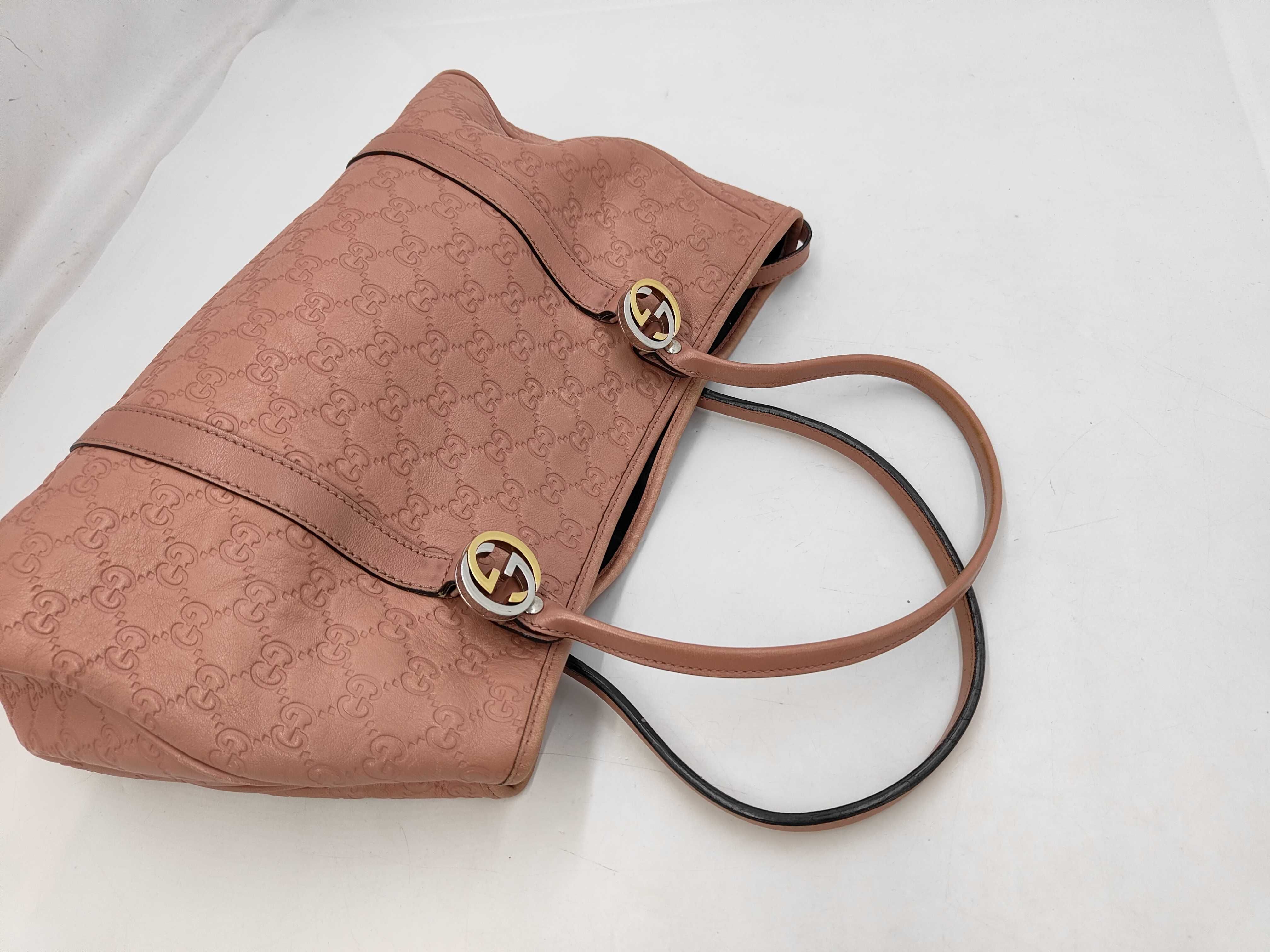 Guccissima Tote Bag, Leather, Pink, 232957 Tote Bag — view 5