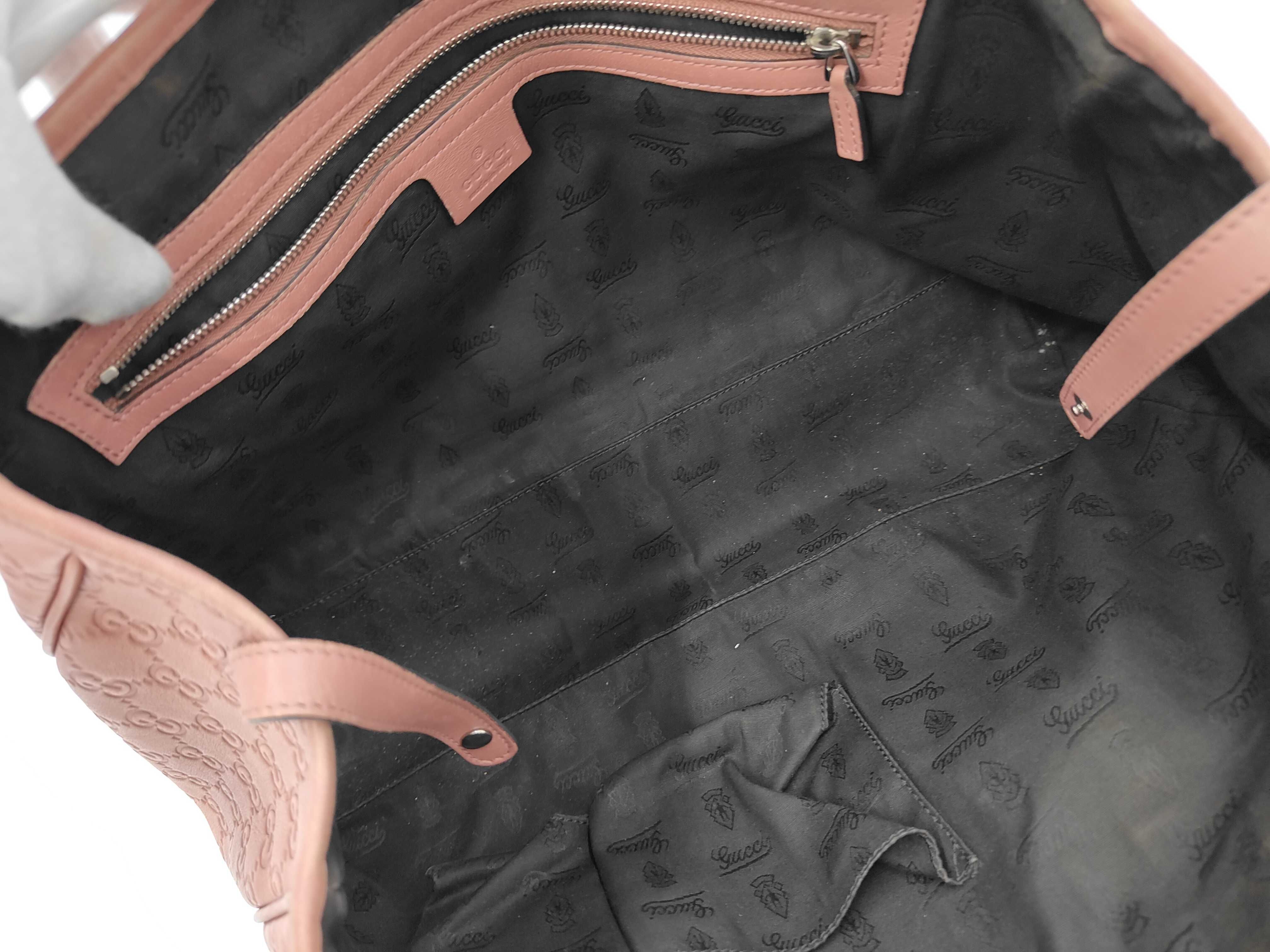 Guccissima Tote Bag, Leather, Pink, 232957 Tote Bag — view 8