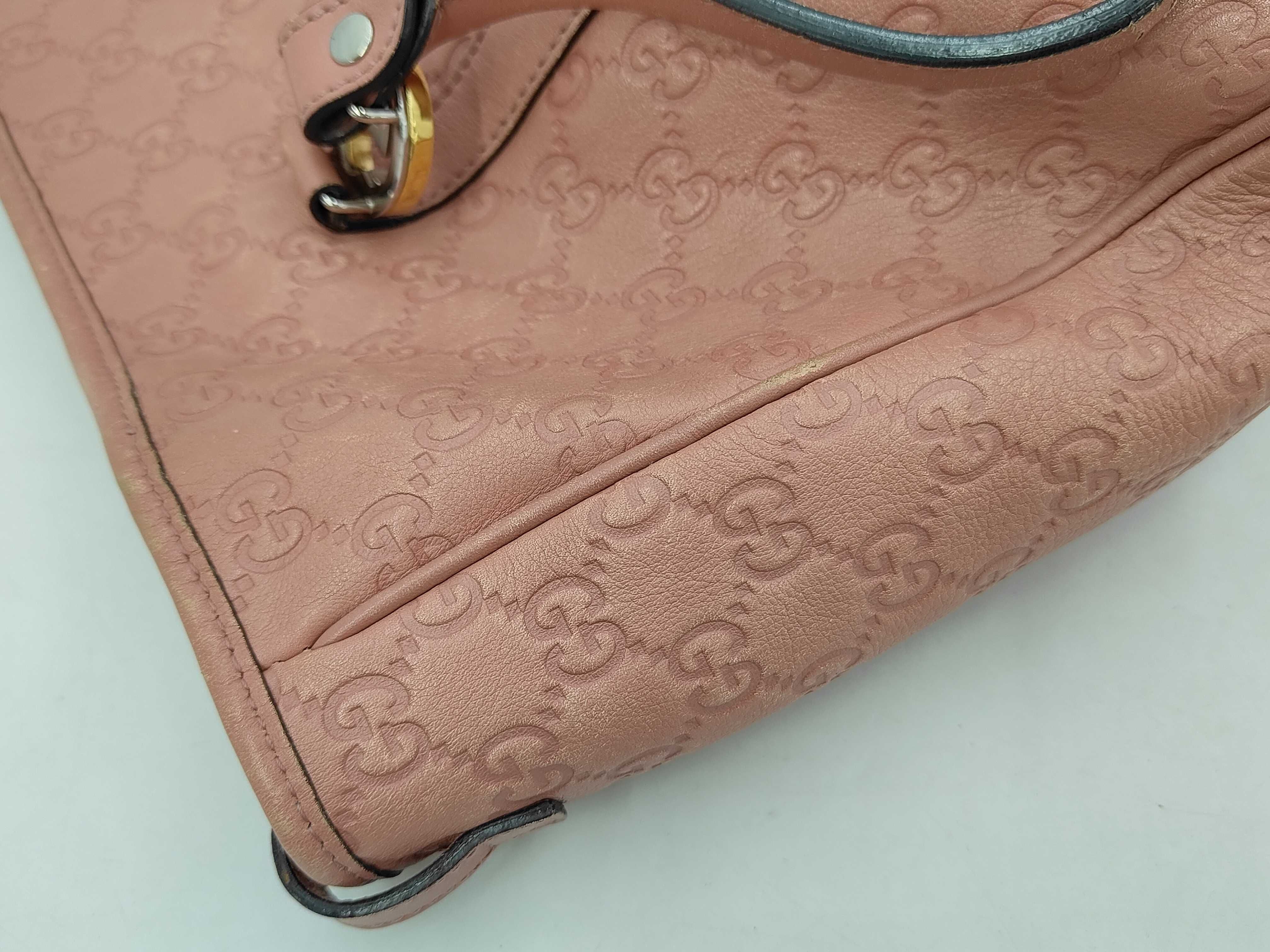 Guccissima Tote Bag, Leather, Pink, 232957 Tote Bag — view 10