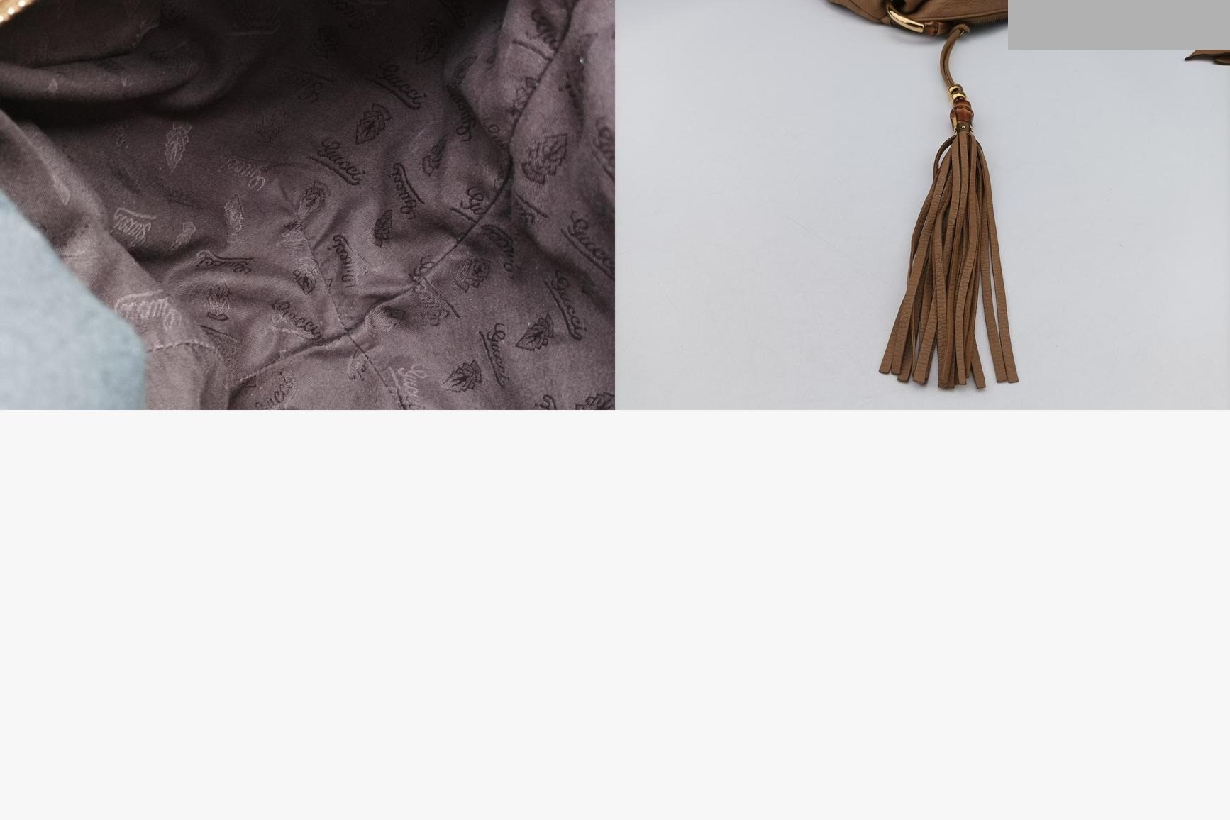 Jungle Hobo Leather Beige — view 11
