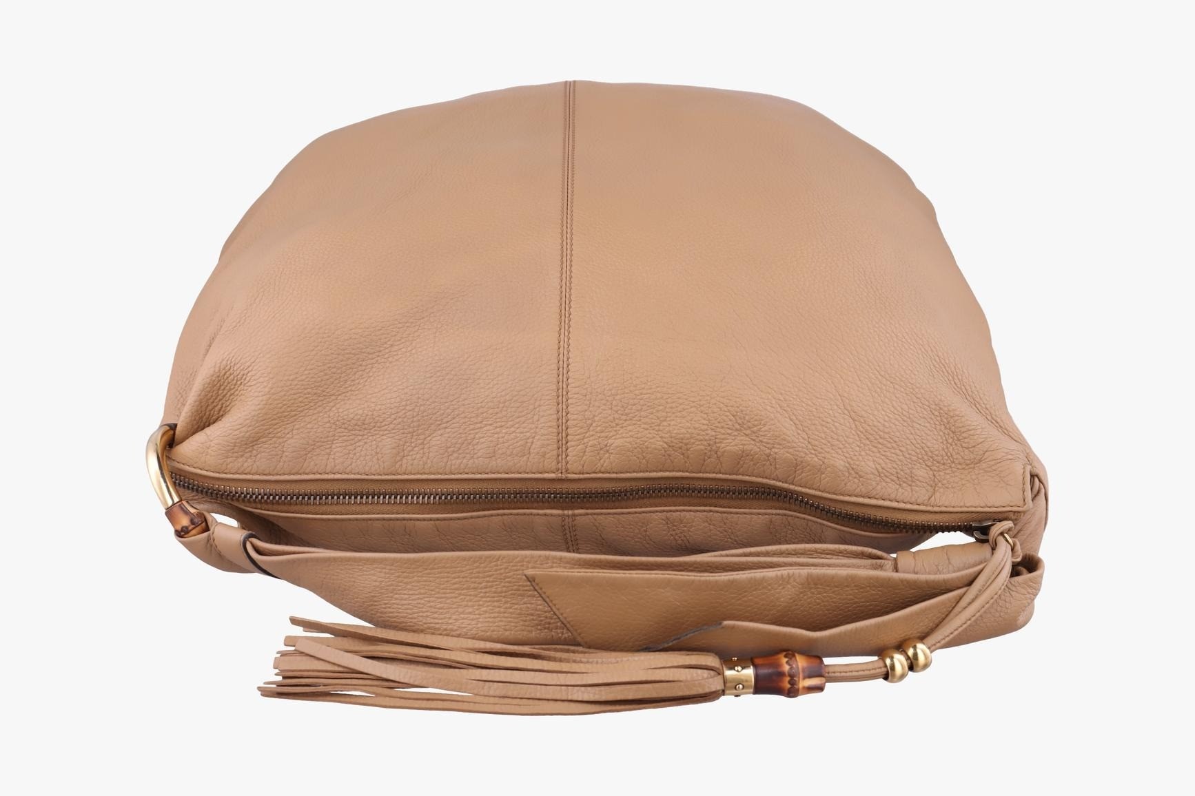 Jungle Hobo Leather Beige — view 5