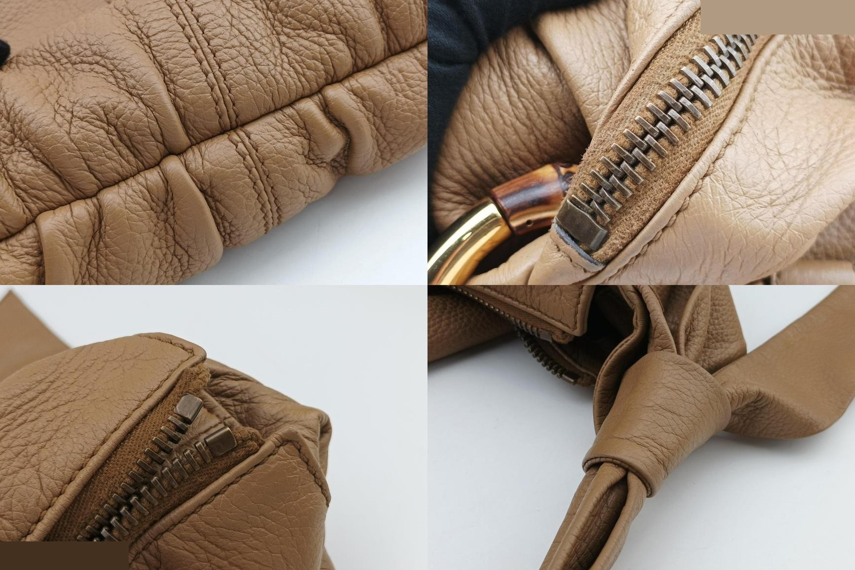Jungle Hobo Leather Beige — view 9