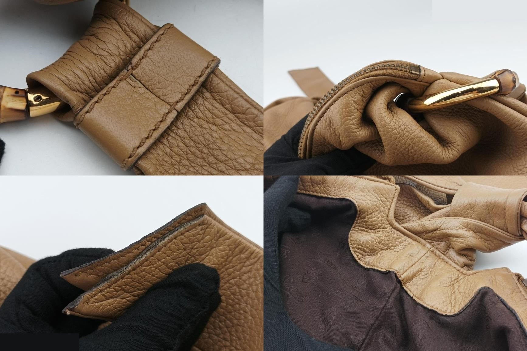 Jungle Hobo Leather Beige — view 10