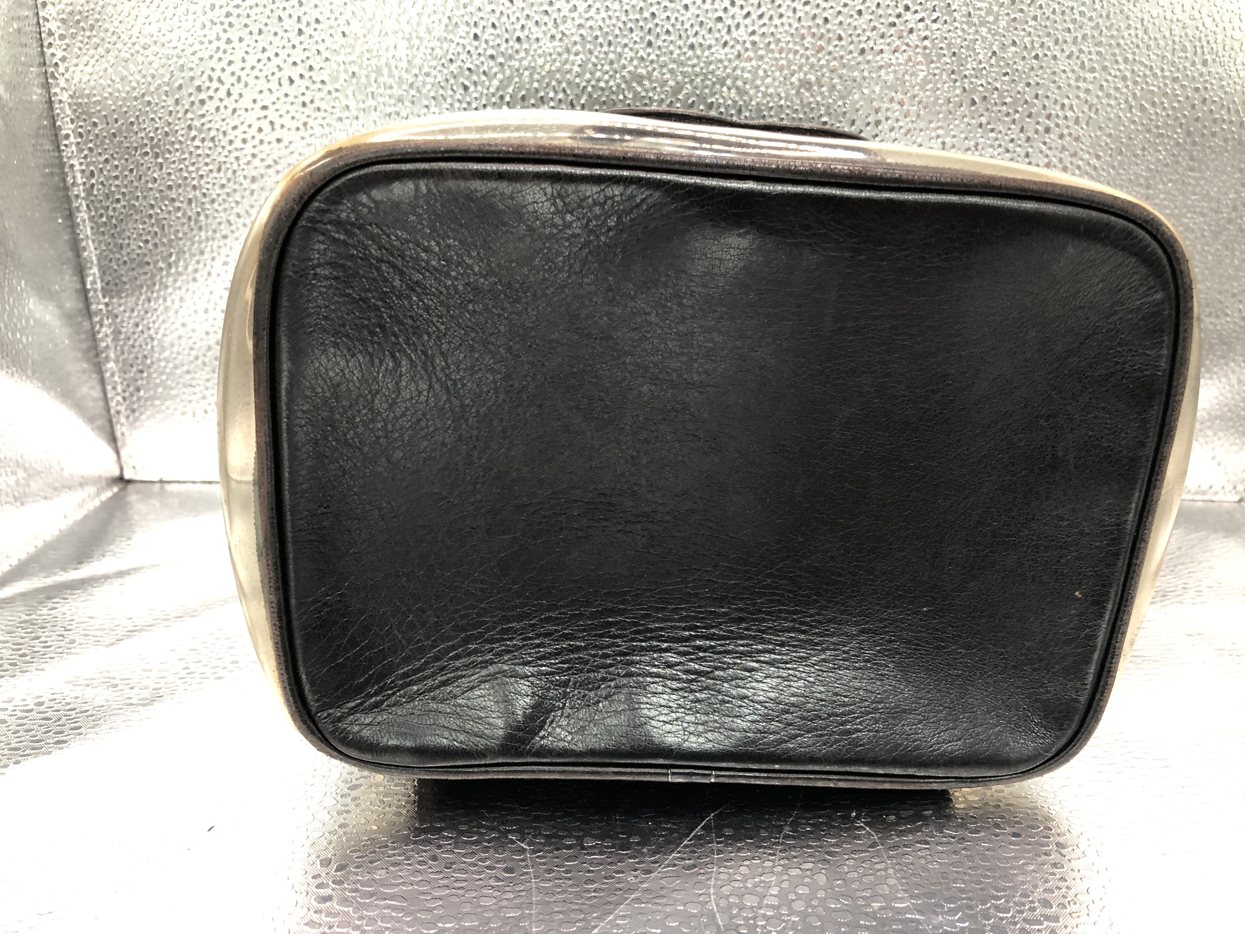Coco Mark Vanity Bag, Vinyl/Lambskin, Clear/Black — view 4