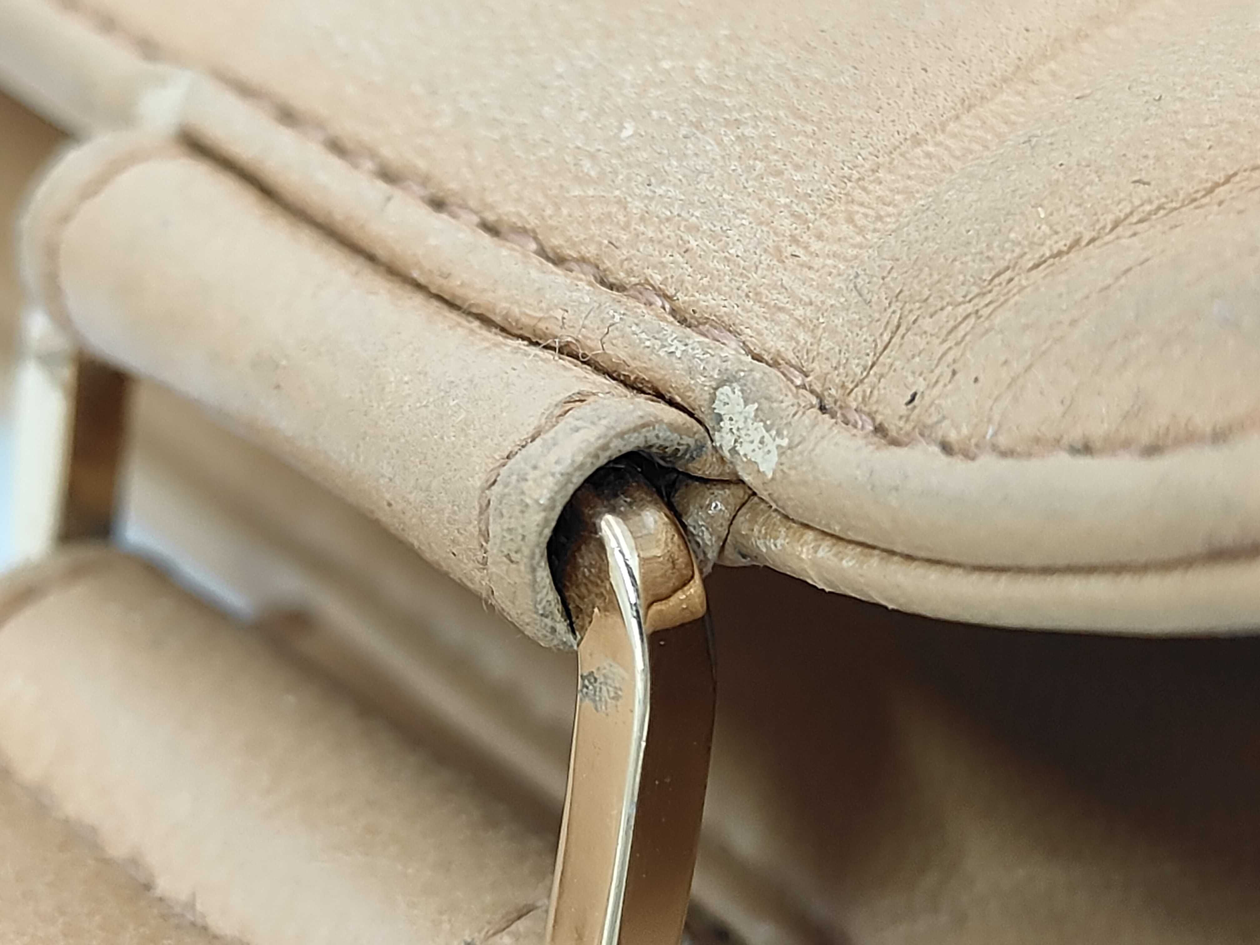 Leather Coco Mark Chocolate Bar Yellow Gold Hardware Shoulder Bag — view 6