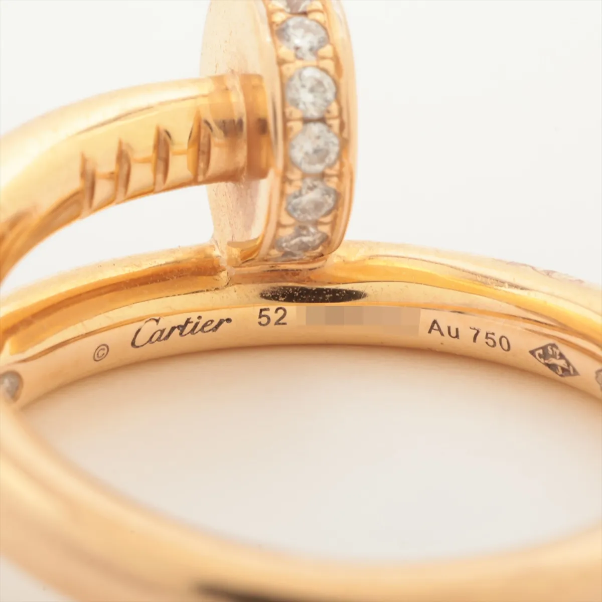 Just Ankle Diamond Ring 750(PG) 7.5g 52 HDP462 — view 3