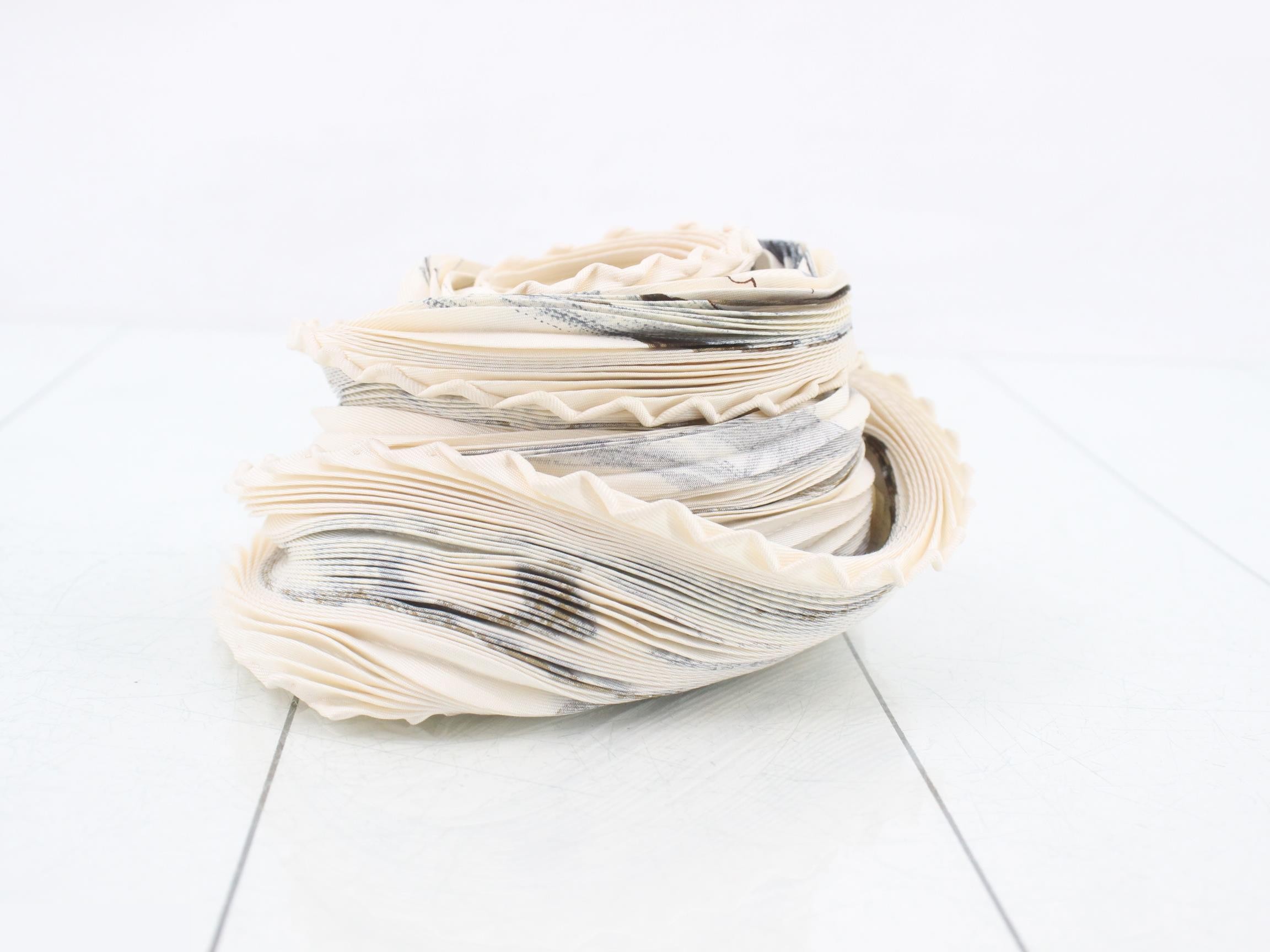 Tag attached. A propos de Bottes pleated scarf.