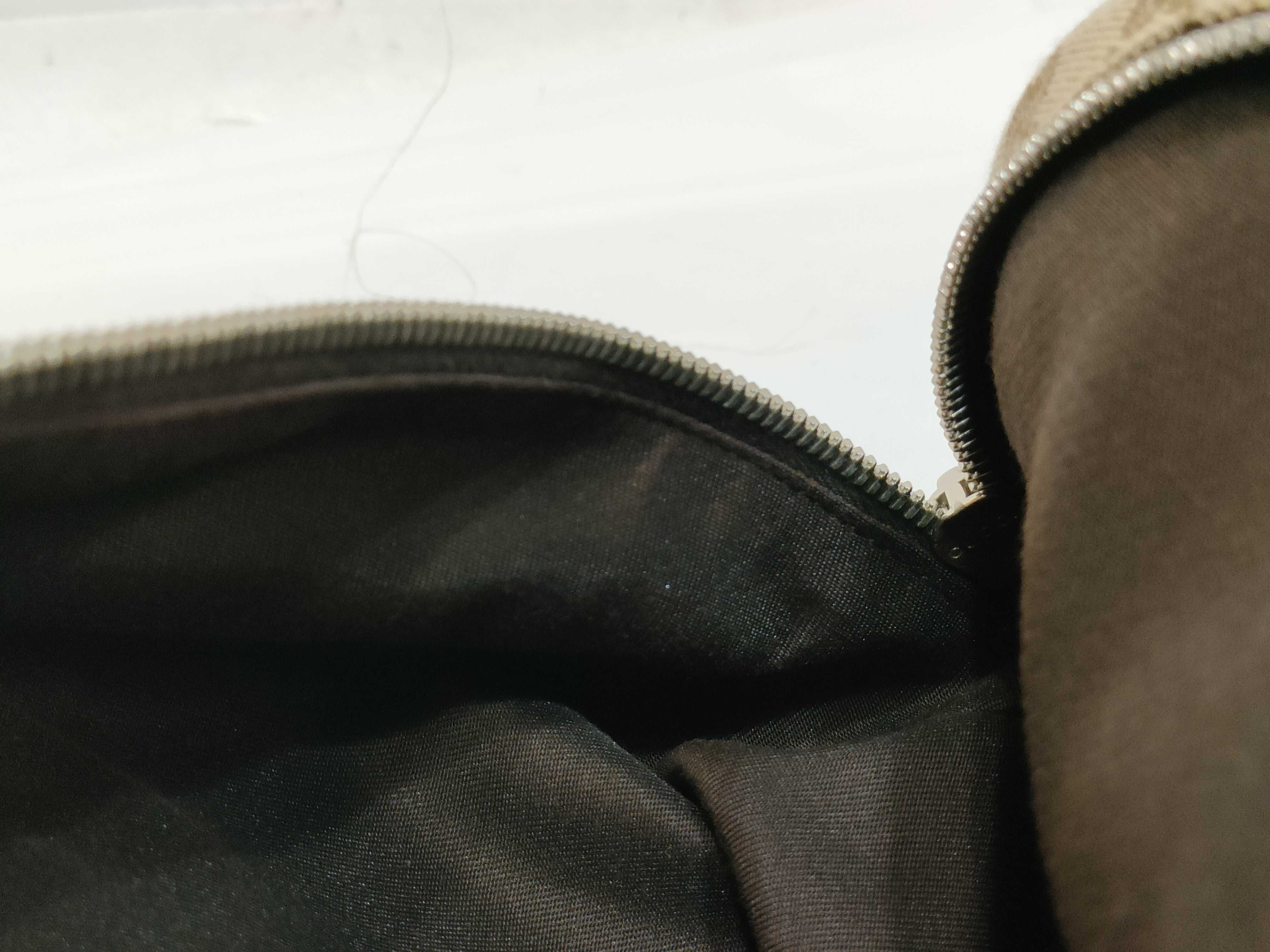 GG Canvas Gucci GG Canvas x Leather Body Bag Beige x Brown 630915 Outlet Shoulder Bag — view 12