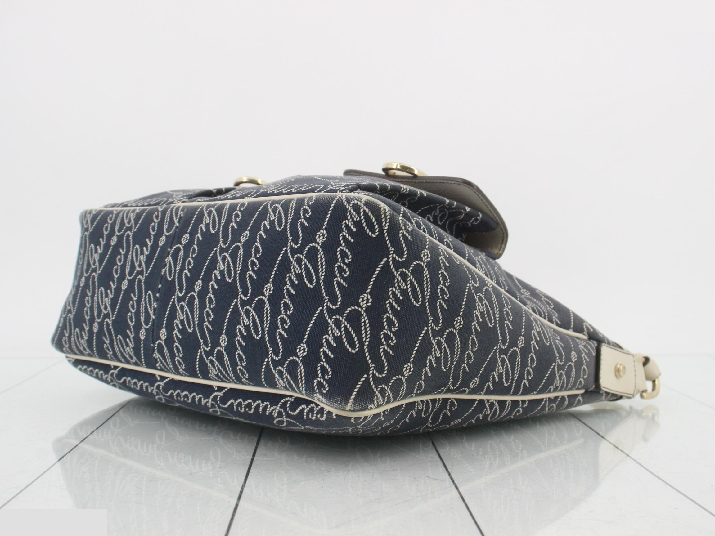 Cursive writing, denim, one-shoulder bag — view 6