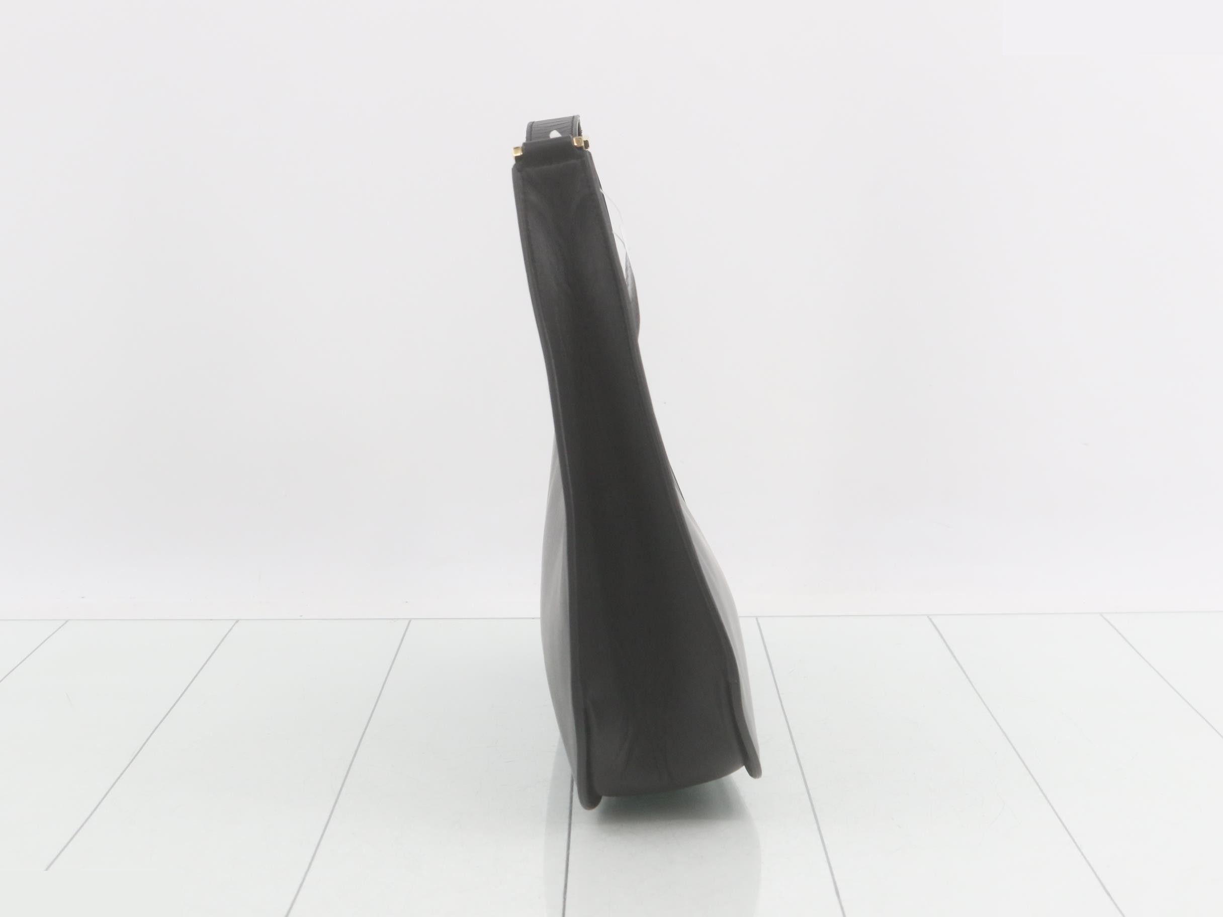 Leather Hobo One-Shoulder Bag — view 4
