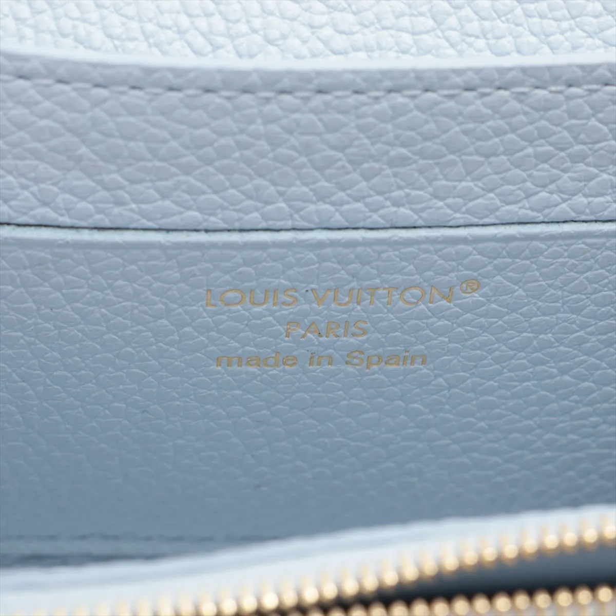 Monogram Empreinte Portemonnaie Rosalie M14505 Light Blue Coin Case (RFID detected) — view 6