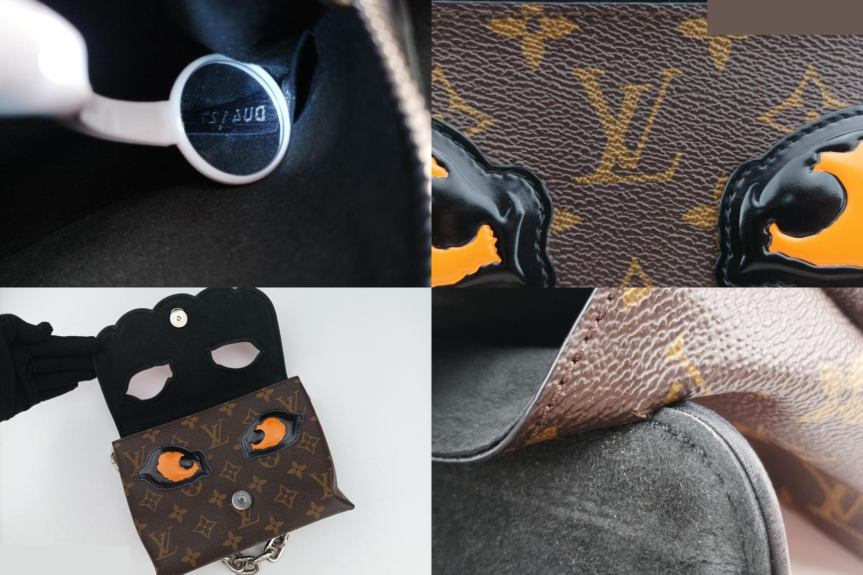 Pochette Kabuki Mask - Monogram Canvas x Epi Leather - Kabuki Mask — view 8