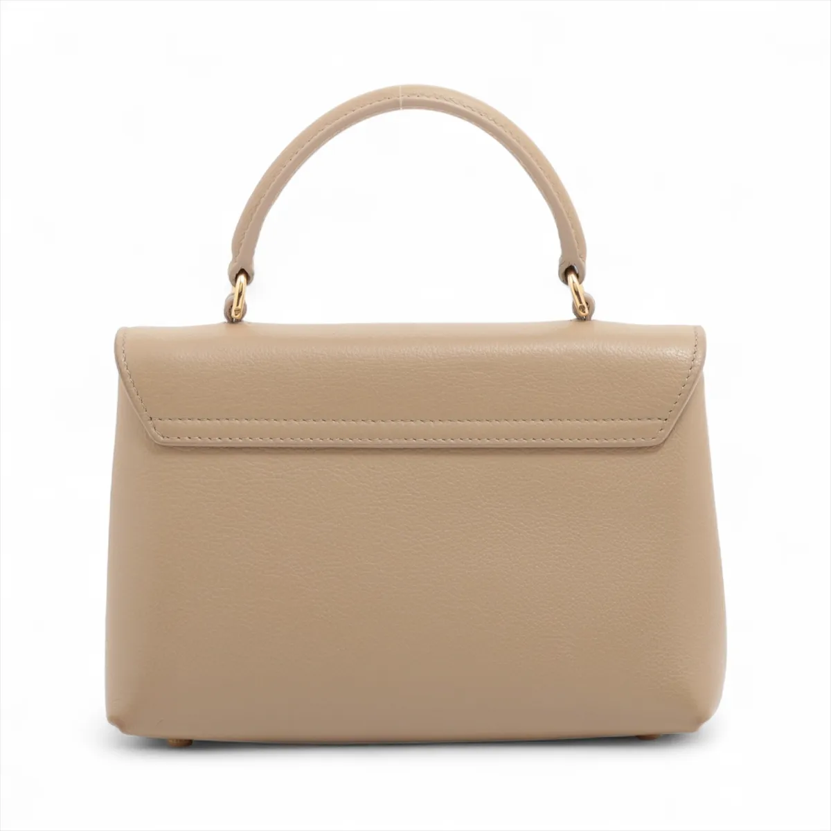Triomphe Teen Nino Leather 2WAY Handbag Beige — view 2