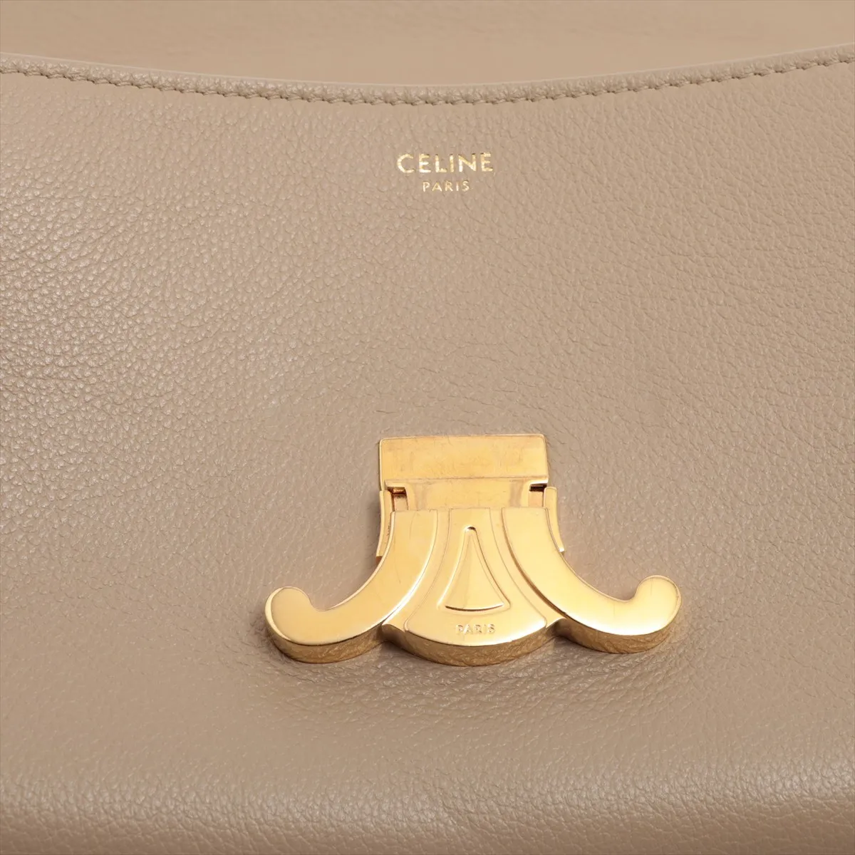 Triomphe Teen Nino Leather 2WAY Handbag Beige — view 15