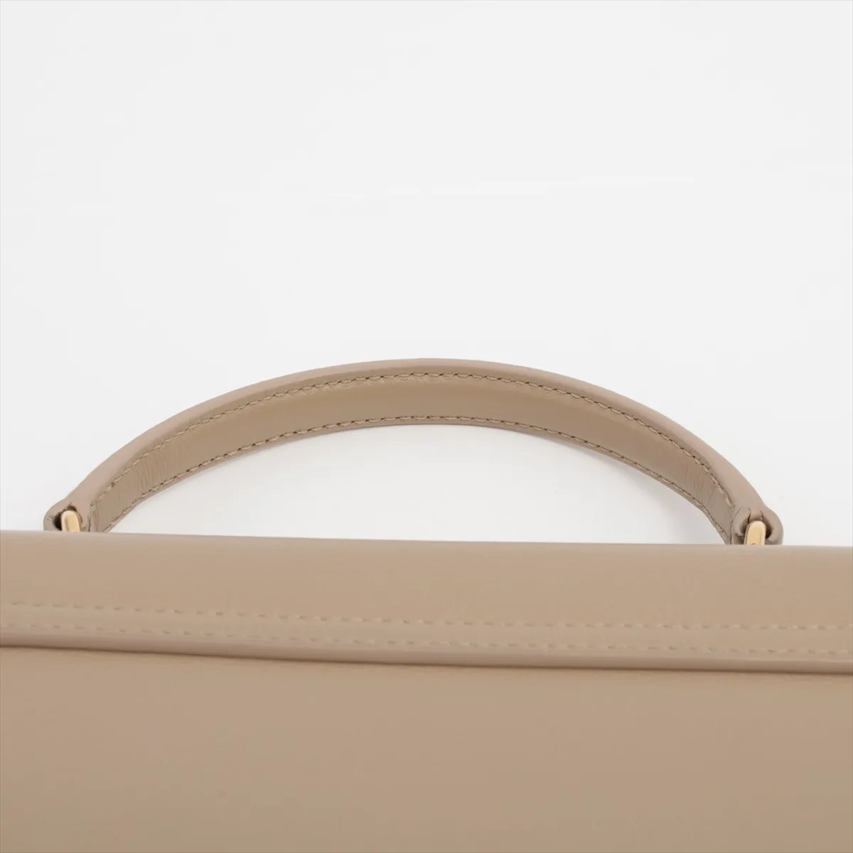 Triomphe Teen Nino Leather 2WAY Handbag Beige — view 6
