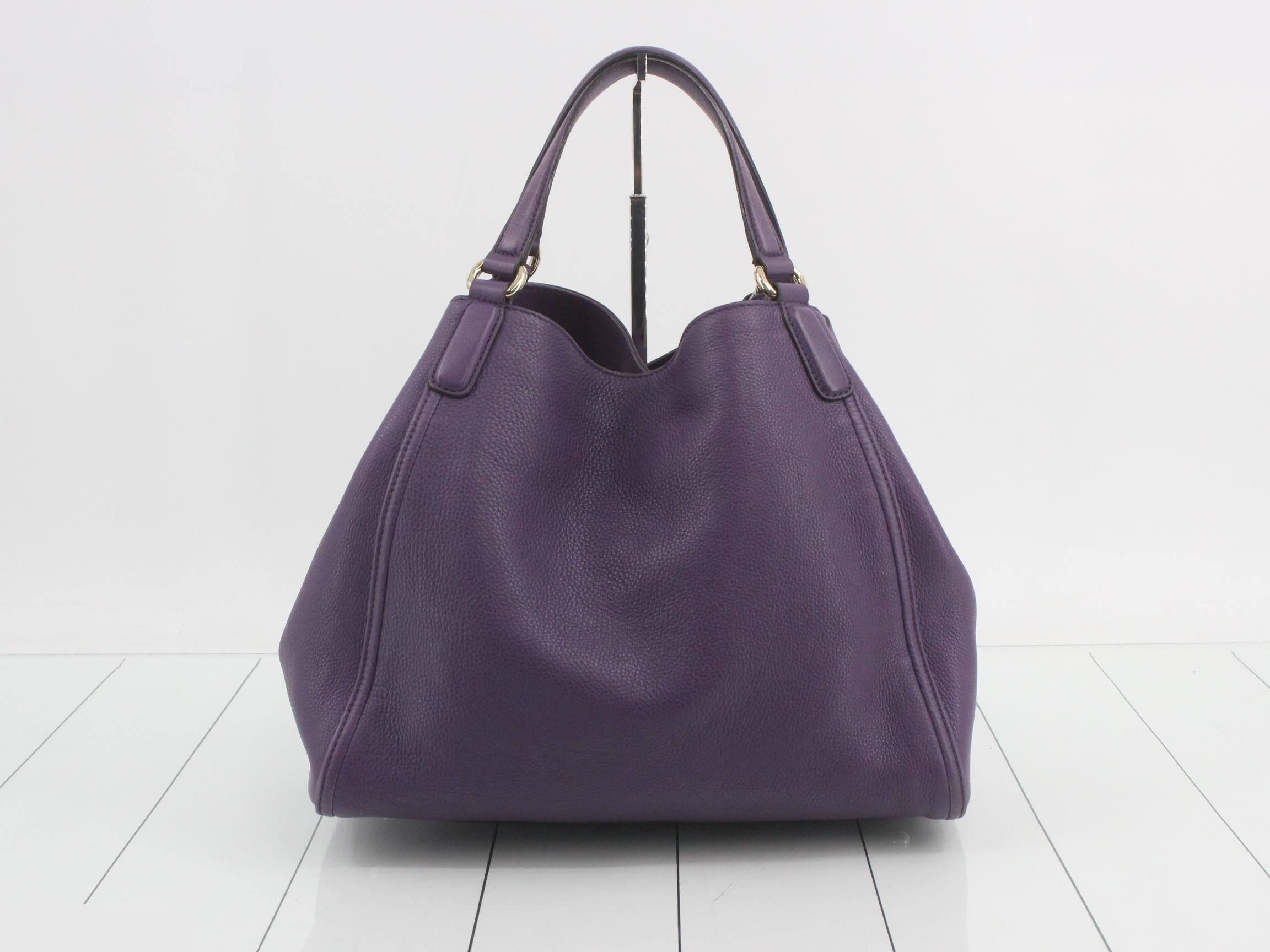 Soho handbag, purple, tassel, 282309, 527066 — view 2