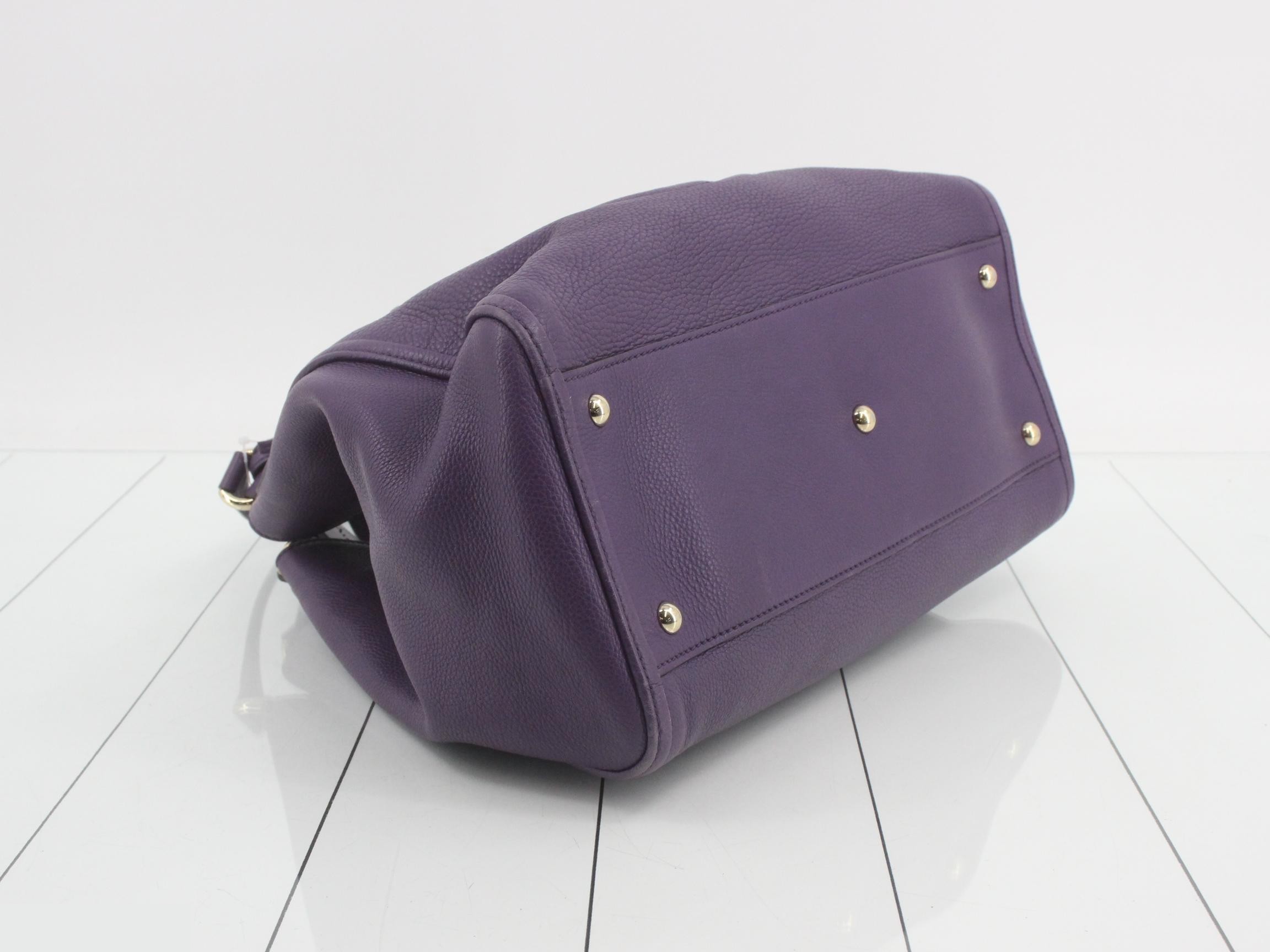 Soho handbag, purple, tassel, 282309, 527066 — view 5