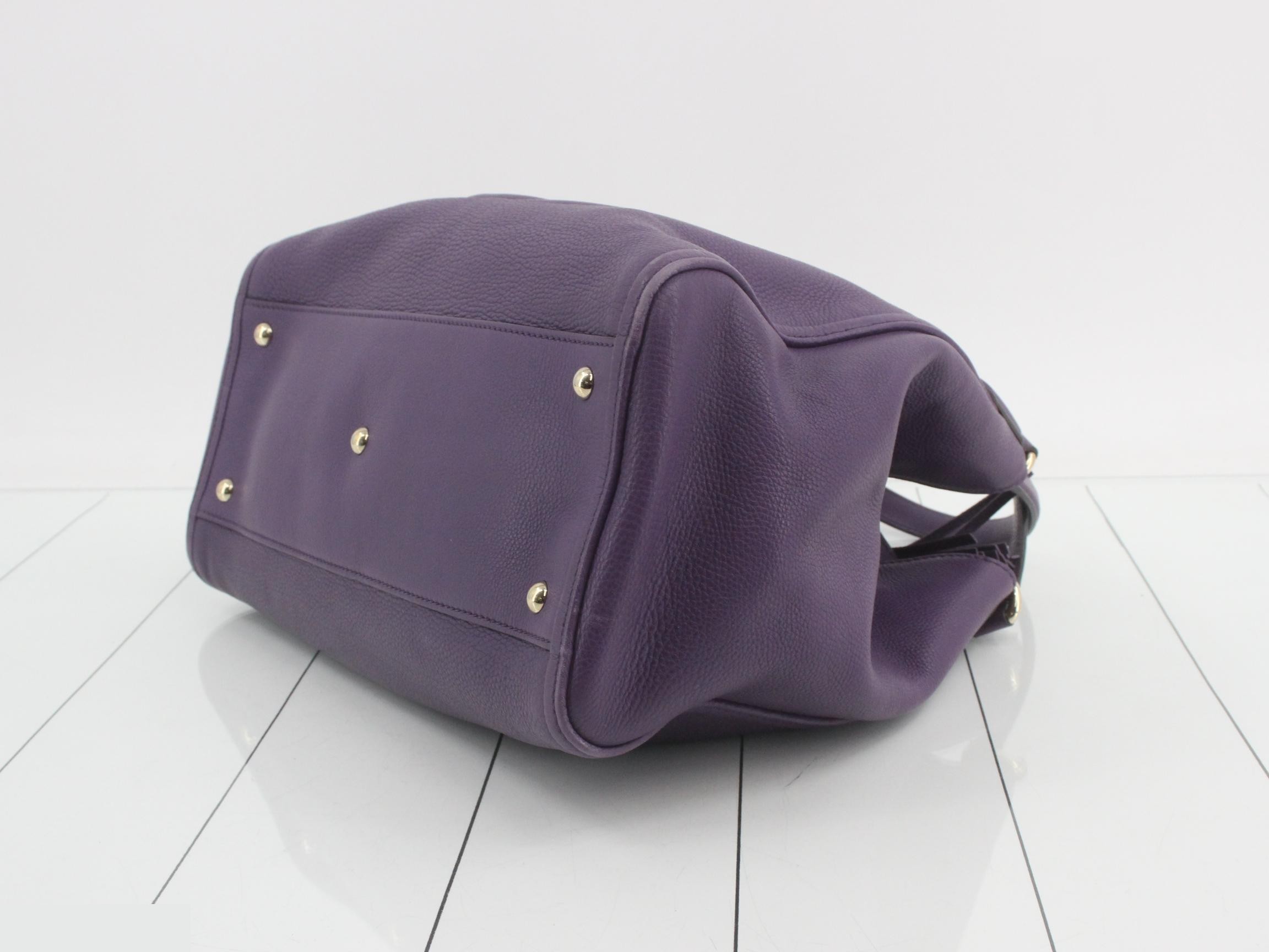 Soho handbag, purple, tassel, 282309, 527066 — view 6