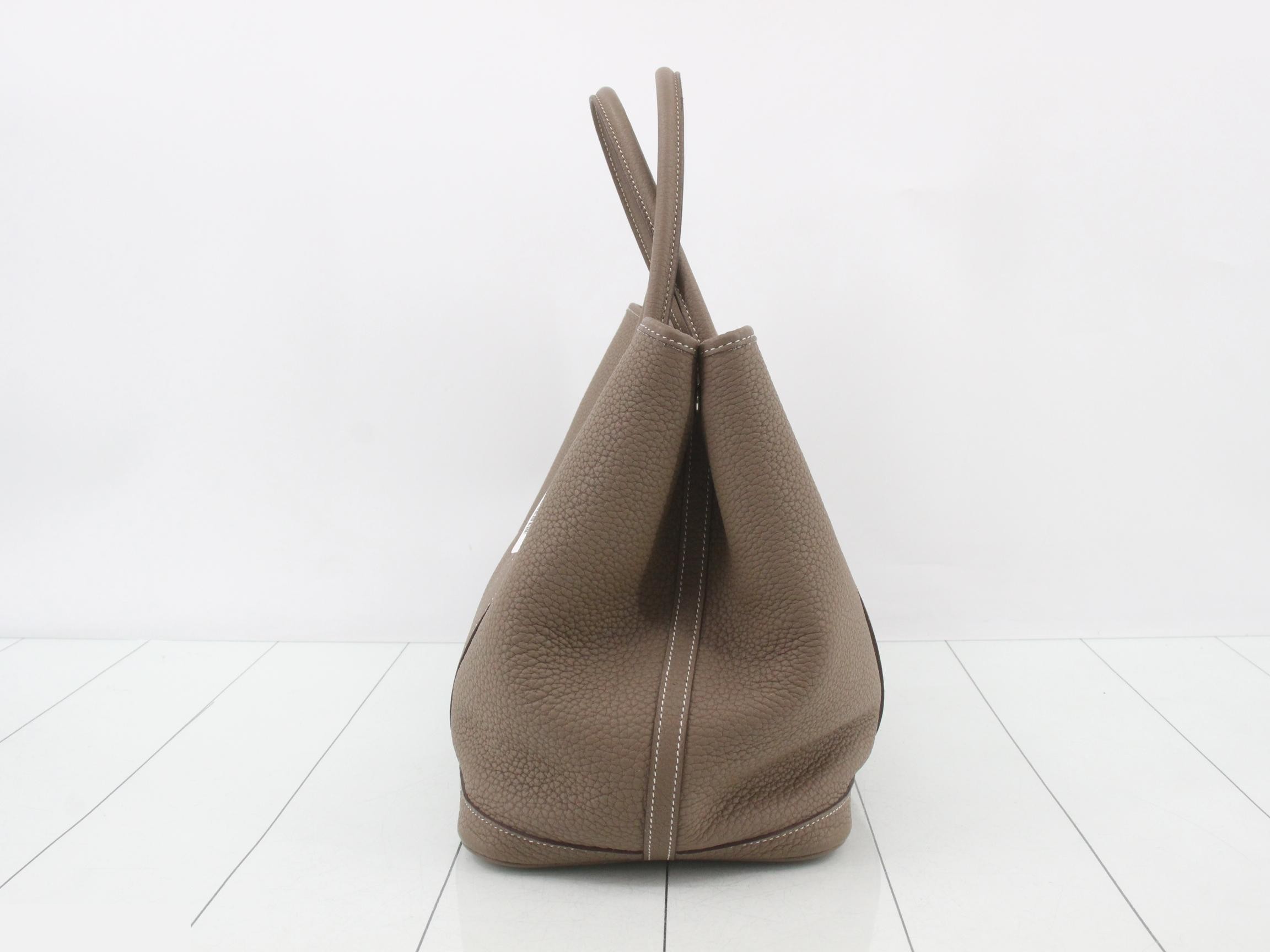 Garden Party PM Leather Tote Bag (Stamped with "C") — view 3