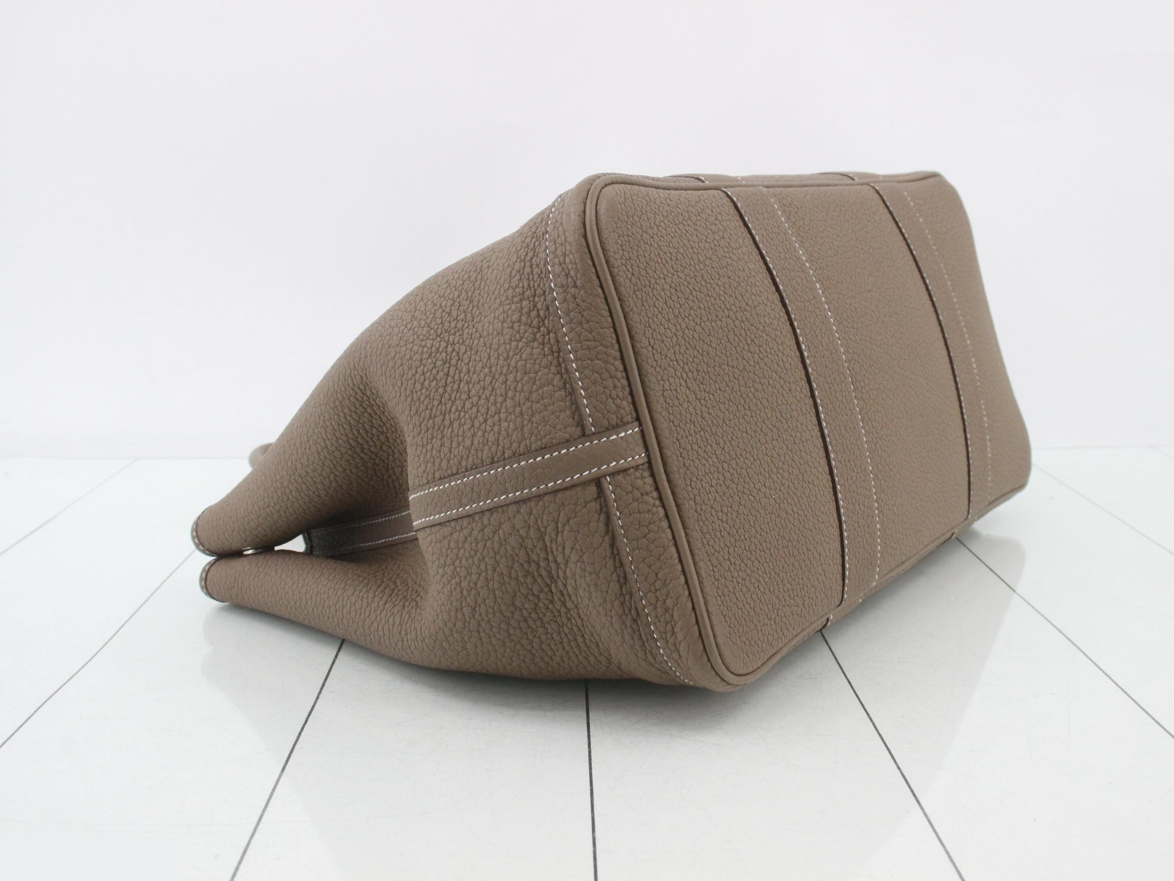 Garden Party PM Leather Tote Bag (Stamped with "C") — view 5