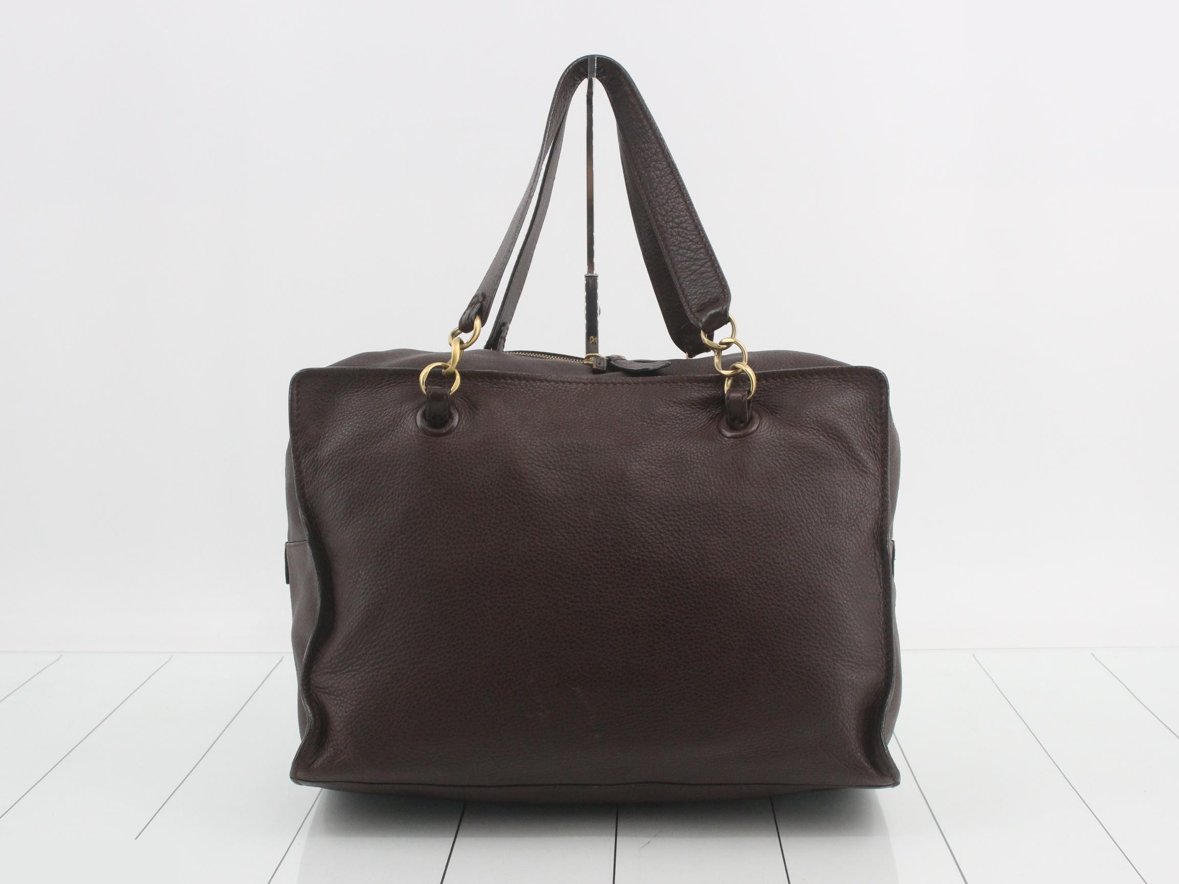 Leather tote bag — view 2