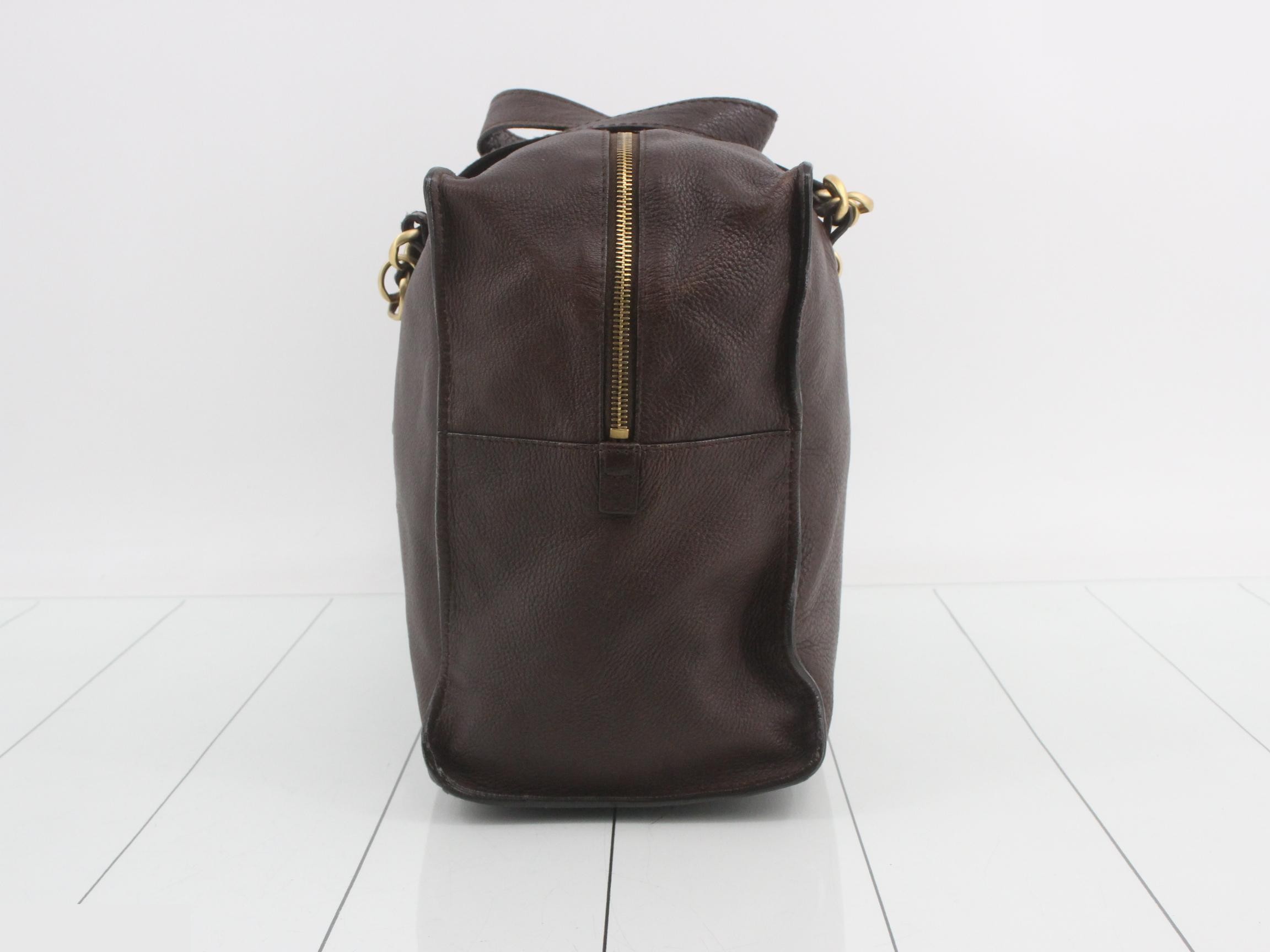 Leather tote bag — view 3