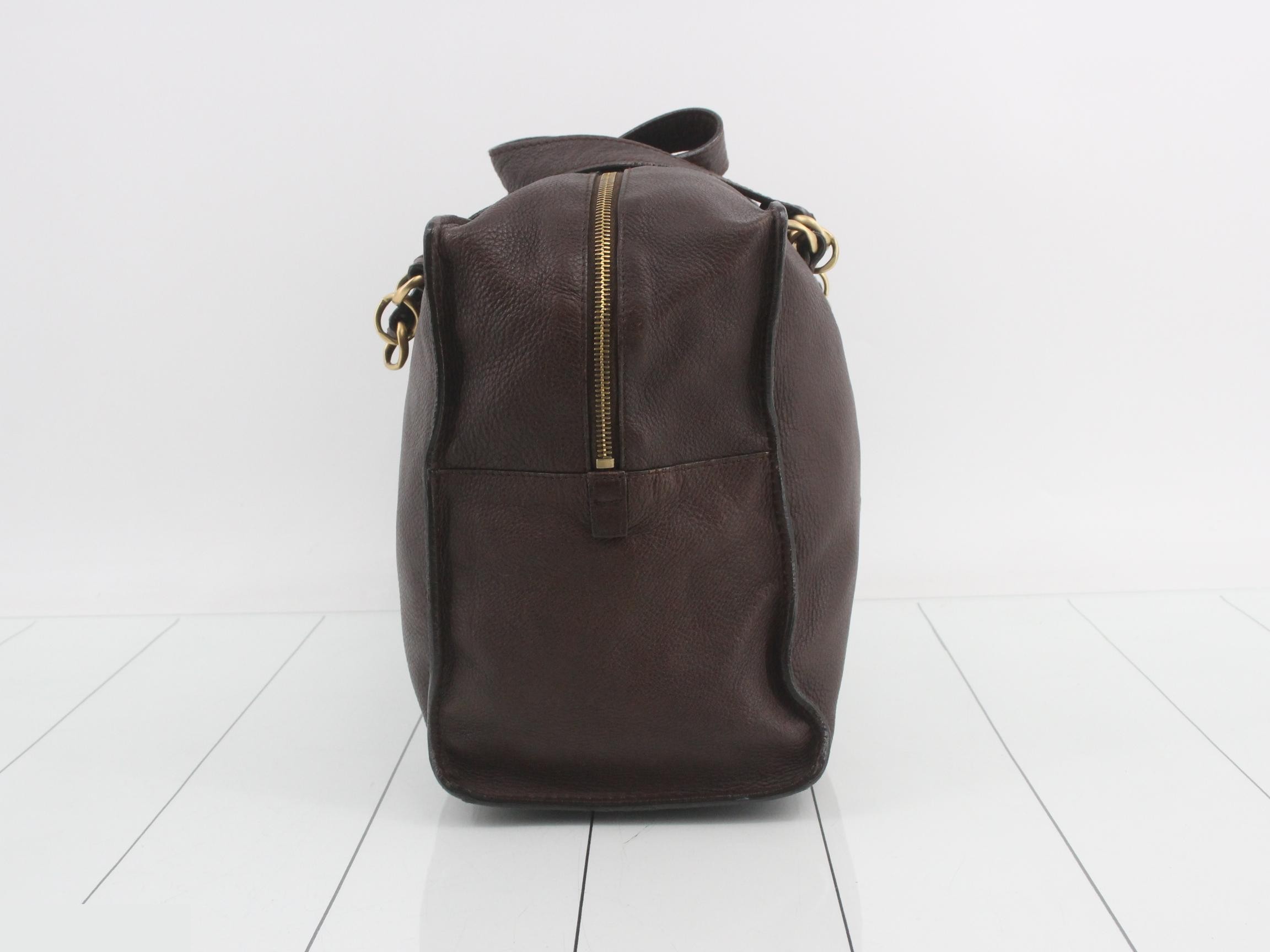 Leather tote bag — view 4