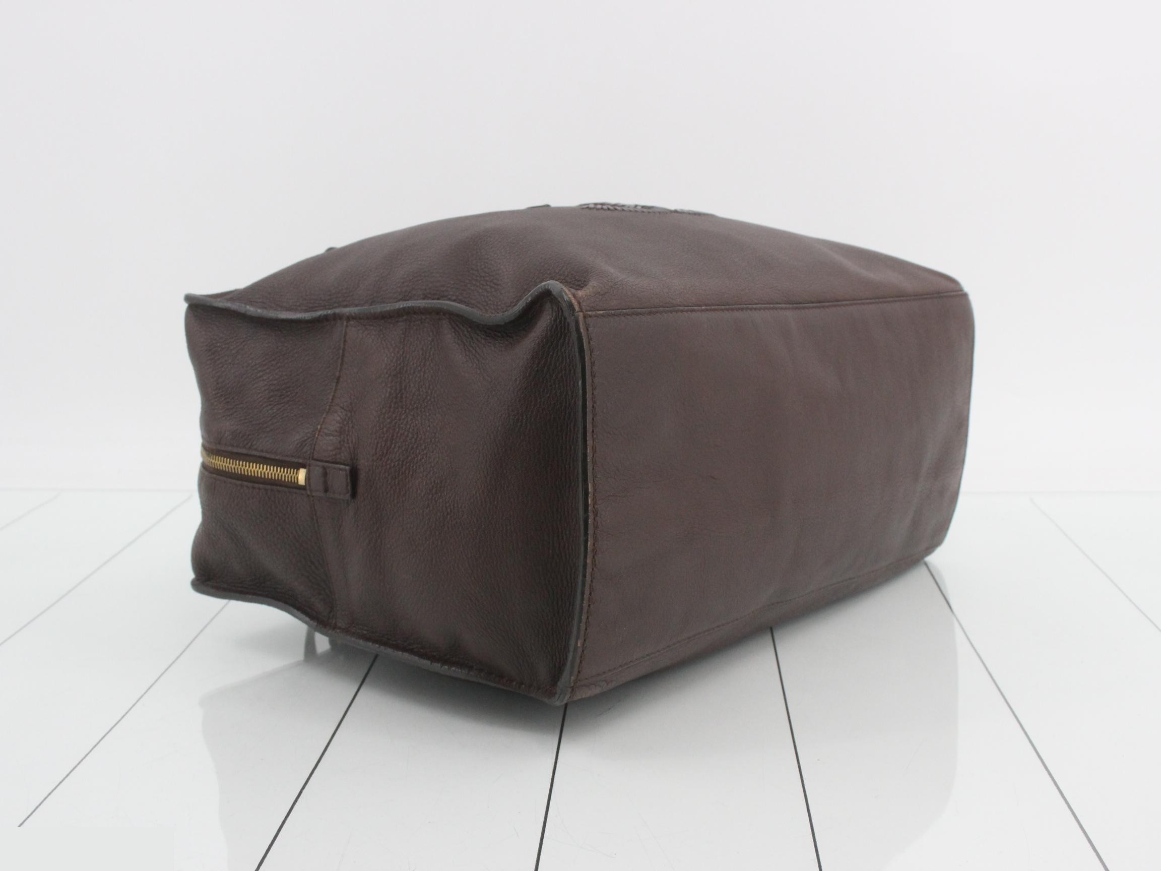 Leather tote bag — view 5