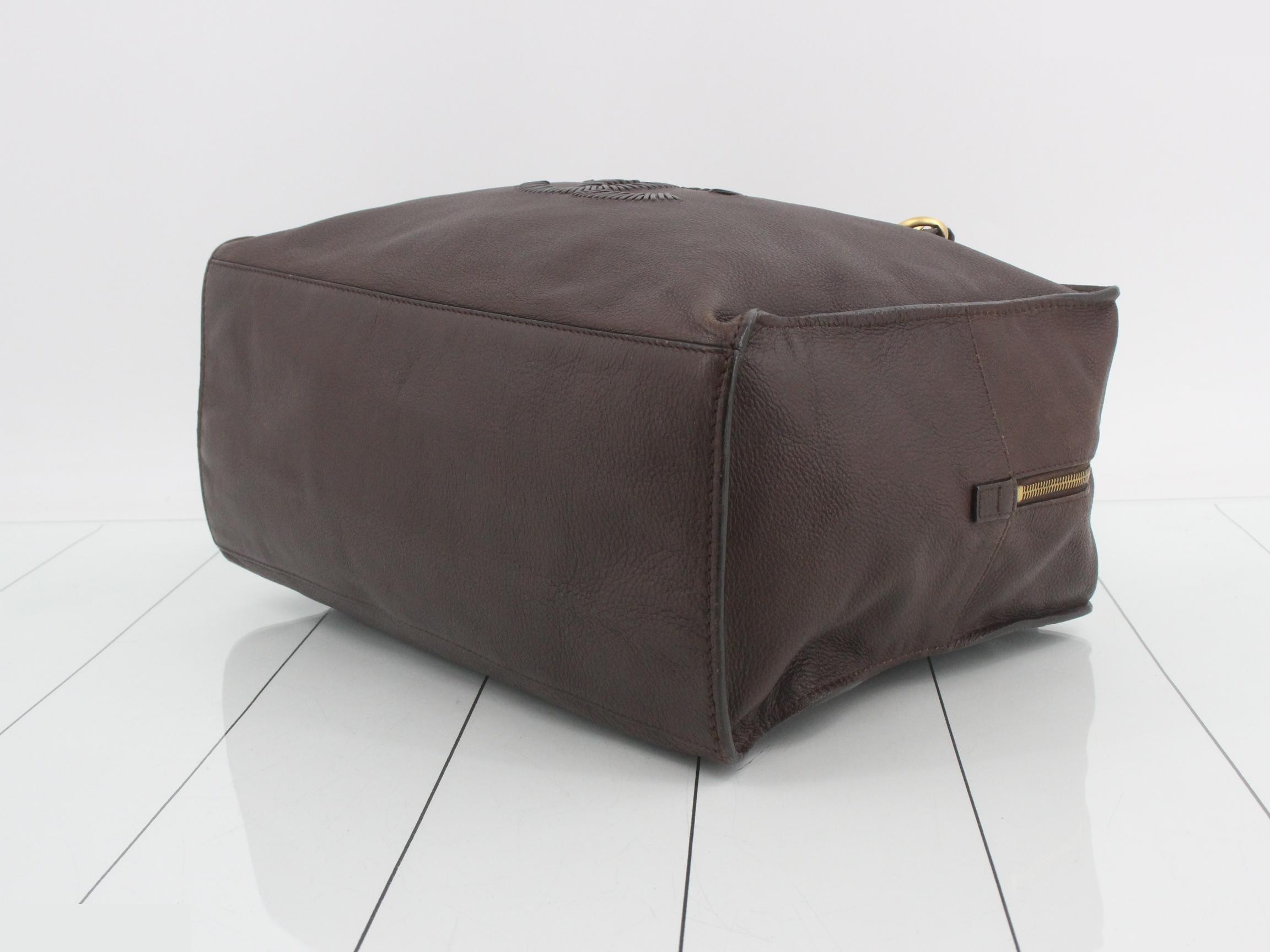 Leather tote bag — view 6
