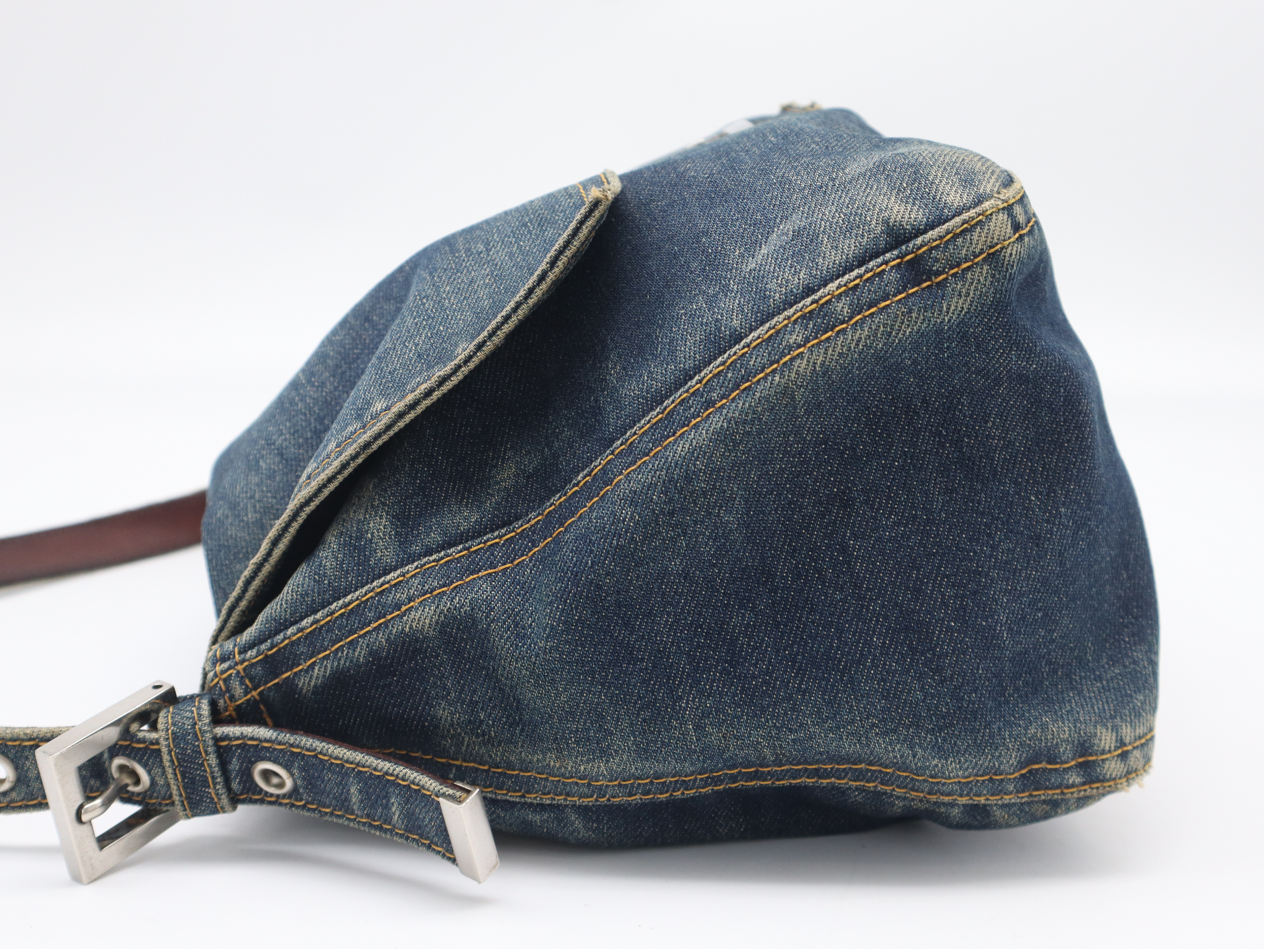 Denim Mamma Bucket Shoulder Bag (Cotton Shoulder Bag) — view 3