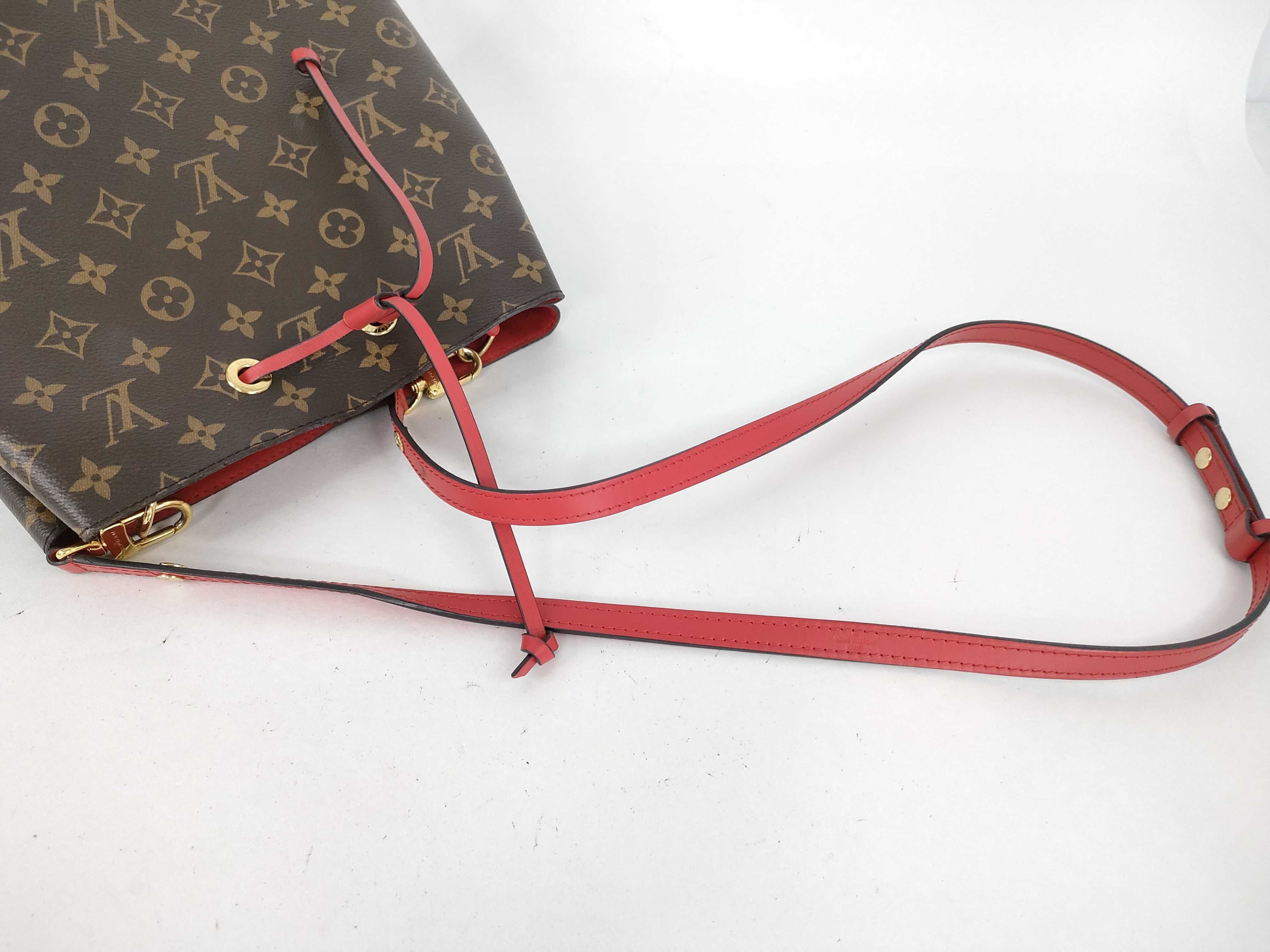 Monogram Louis Vuitton Bucket Shoulder Bag — view 3