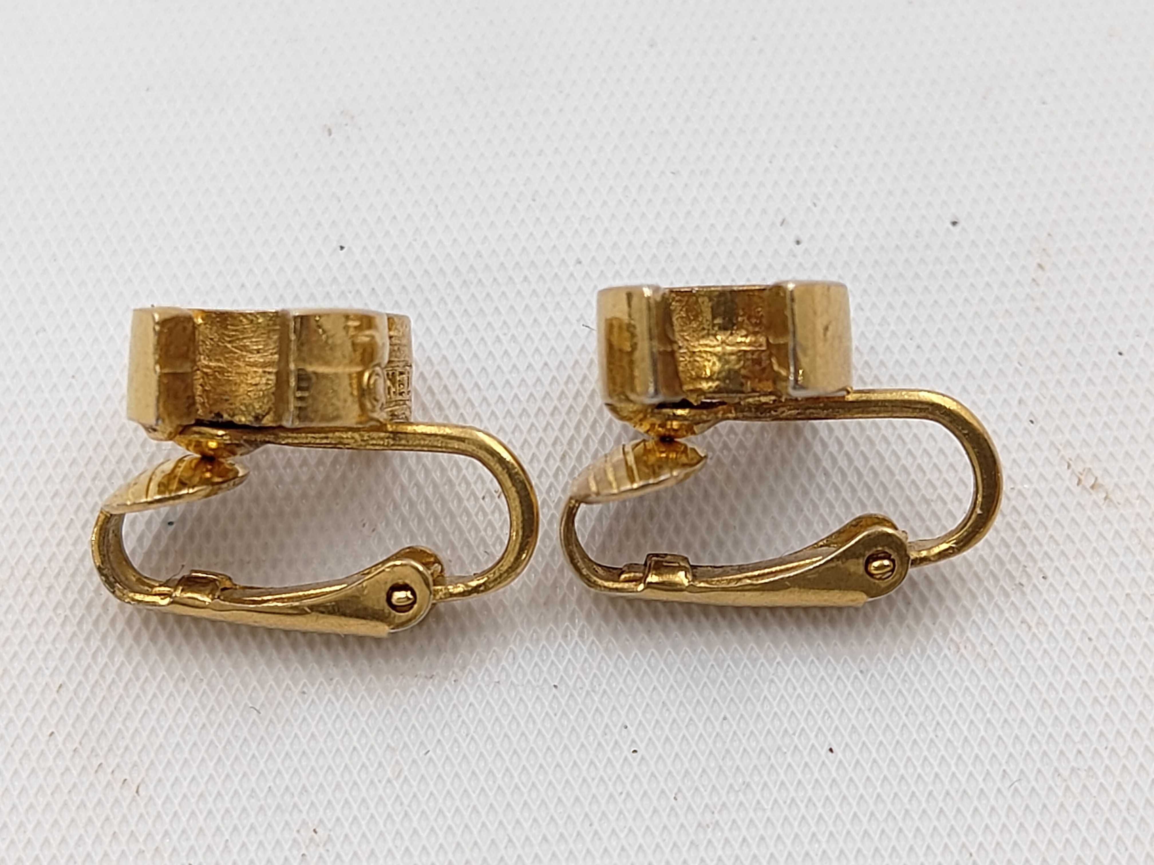 Coco Mark Gold Earrings — view 3