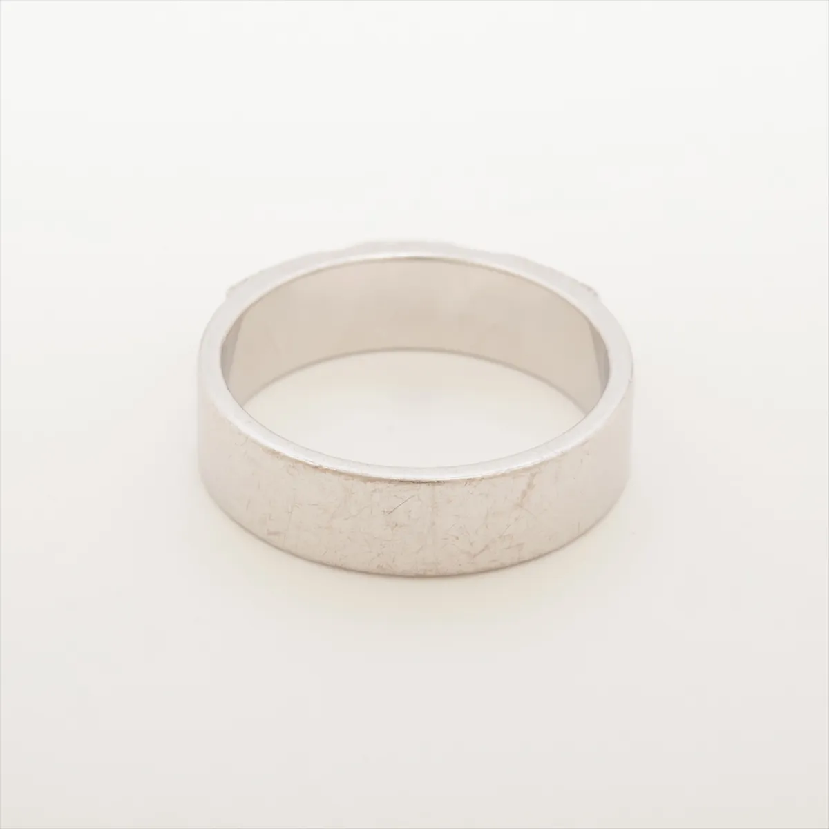 Collier de Chien Diamond Ring, 750 (WG), 6.3g, D0.19, Size 51, 15A110142. Minor dents and — view 2